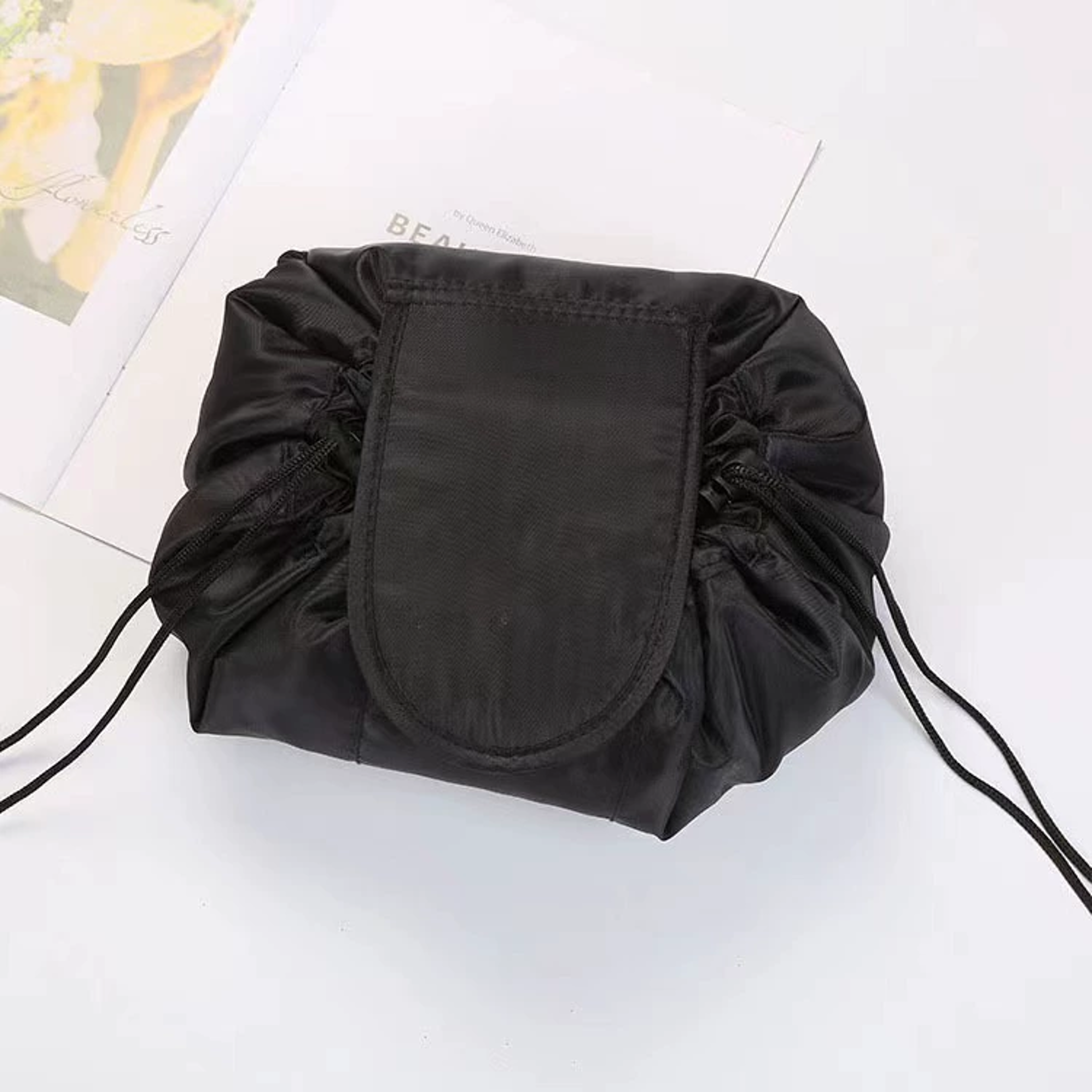 Portable Waterproof Drawstring Cosmetic Bag Travel Makeup Organizer  Toiletry Case 3