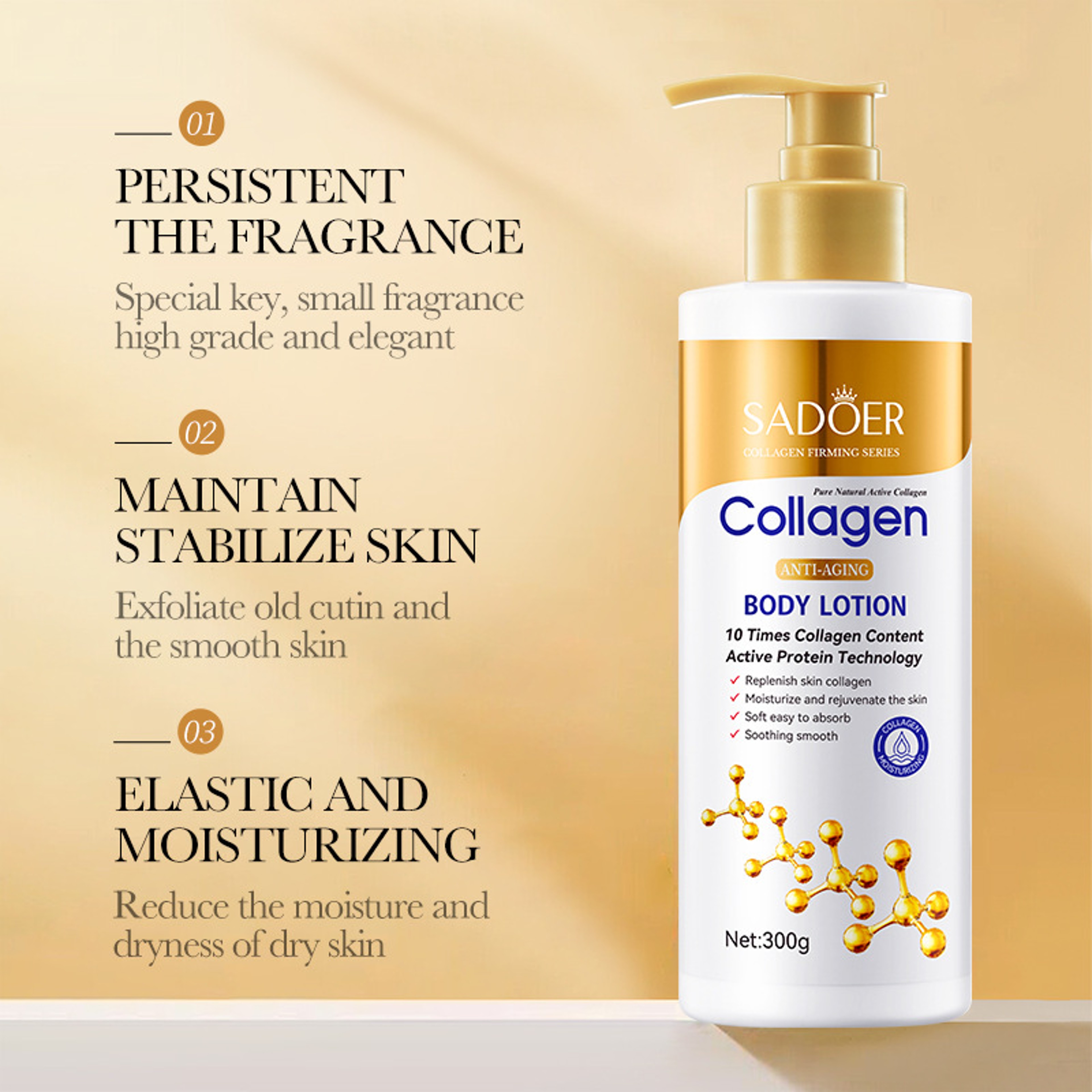 Collagen Milk Whitening  Moisturizing Cream Skin Lightening Lotion For Face  Body 1