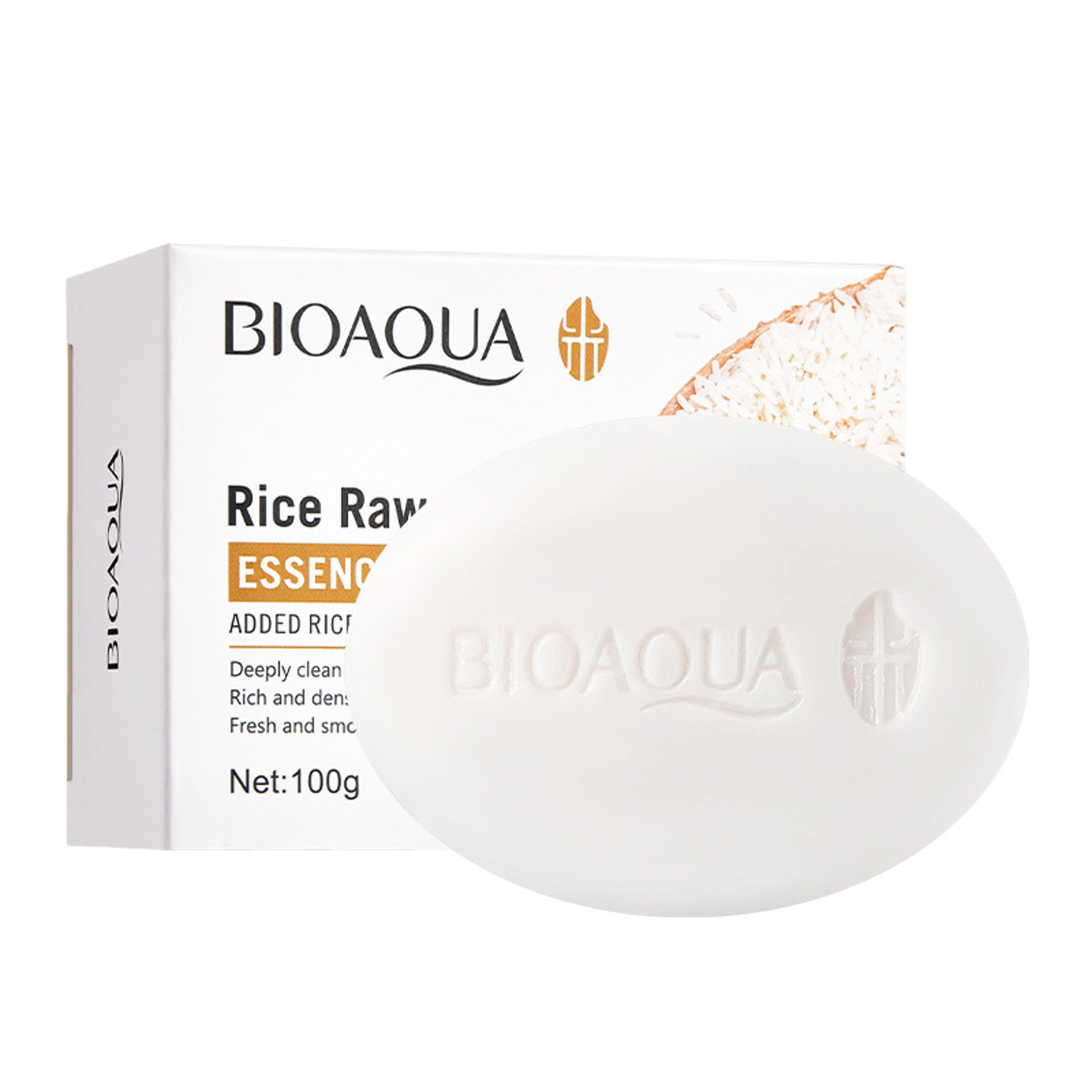 White Rice Pulp Facial Soap Moisturizing & Oil Control Facial Cleanser – view 6