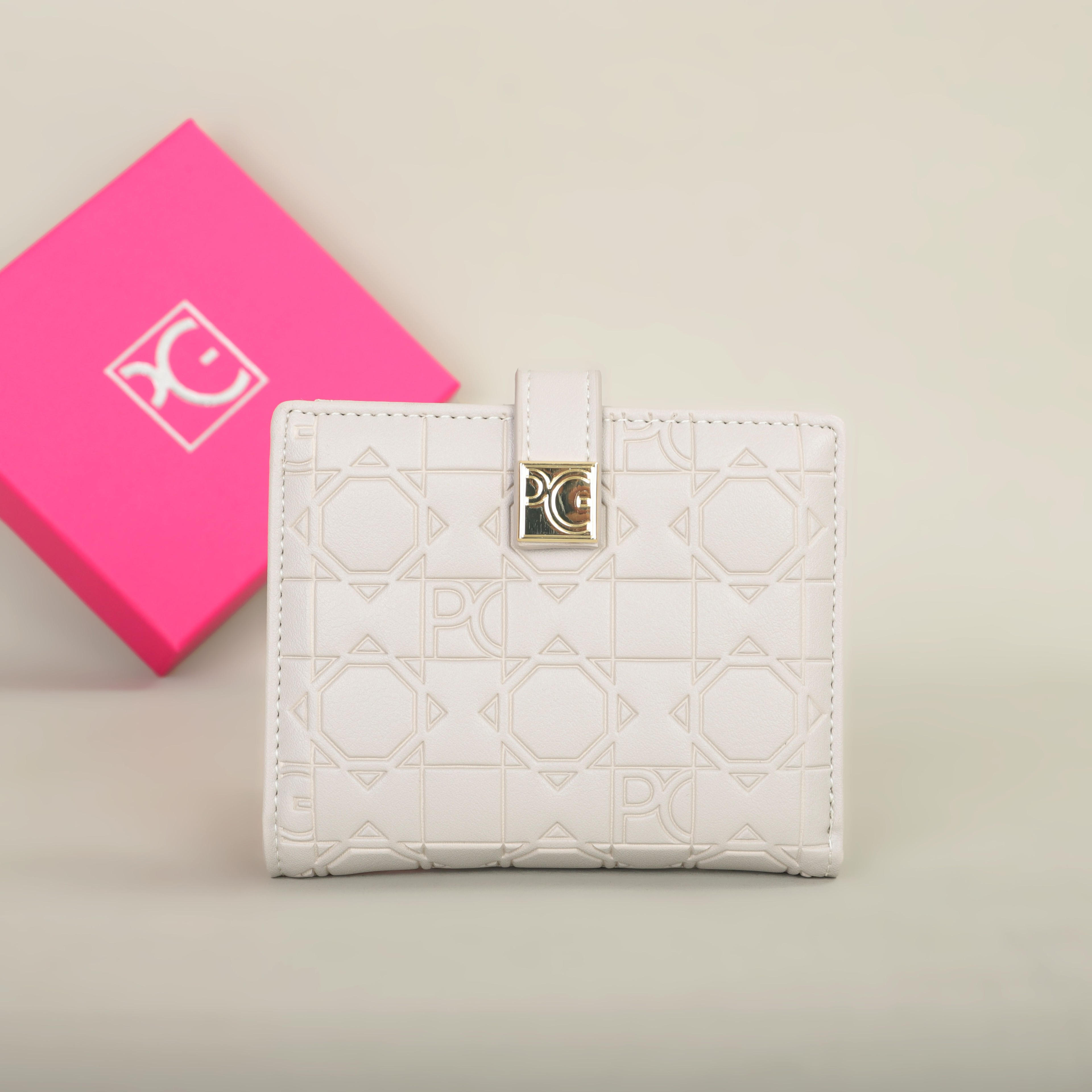 Fashion Retro Womens Wallet Portable Card Holder  Letter Printed Organizer 1
