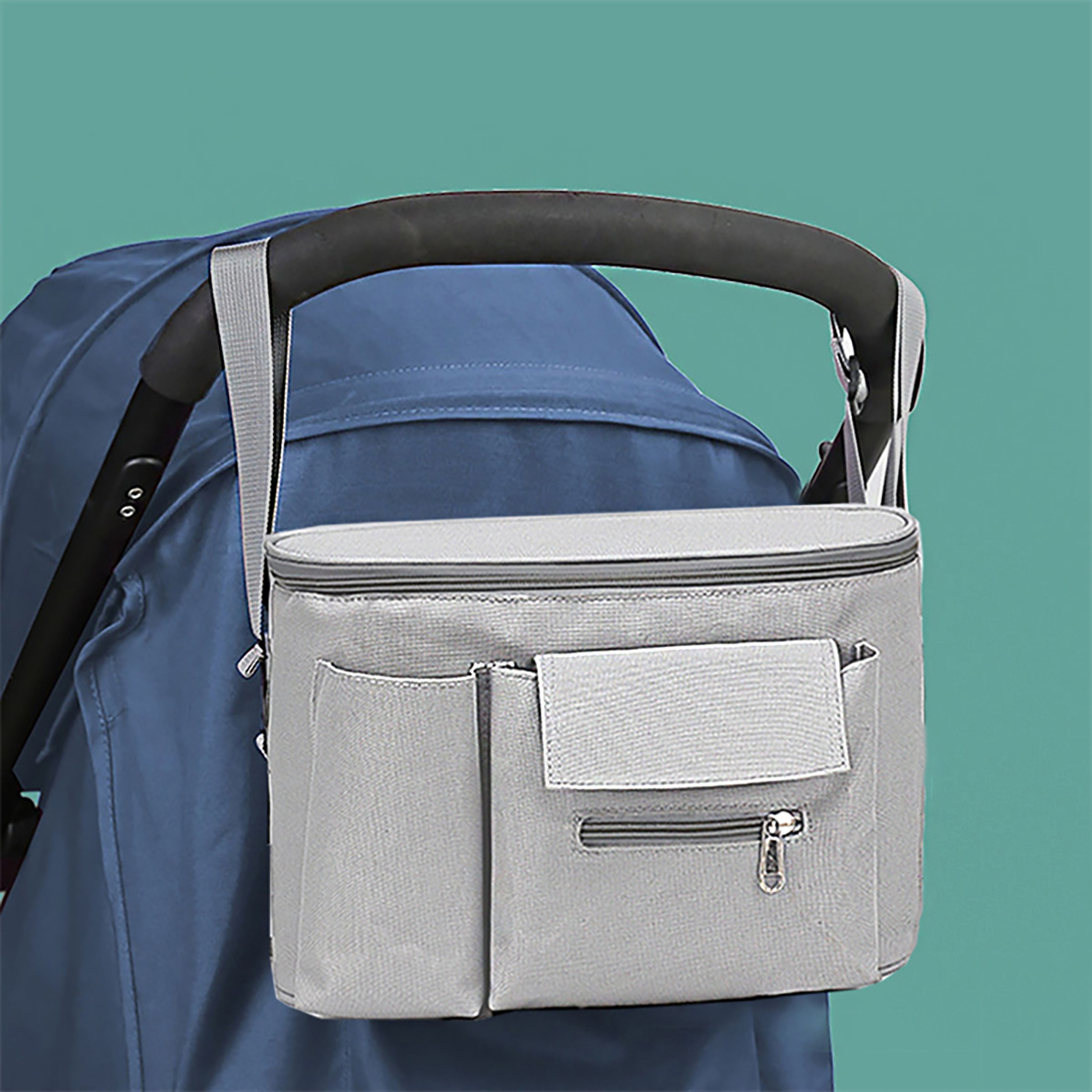 Multifunctional Stroller Hanging Bag Large Capacity Fashionable Shoulder Mommy Bag For Baby Essenti 4