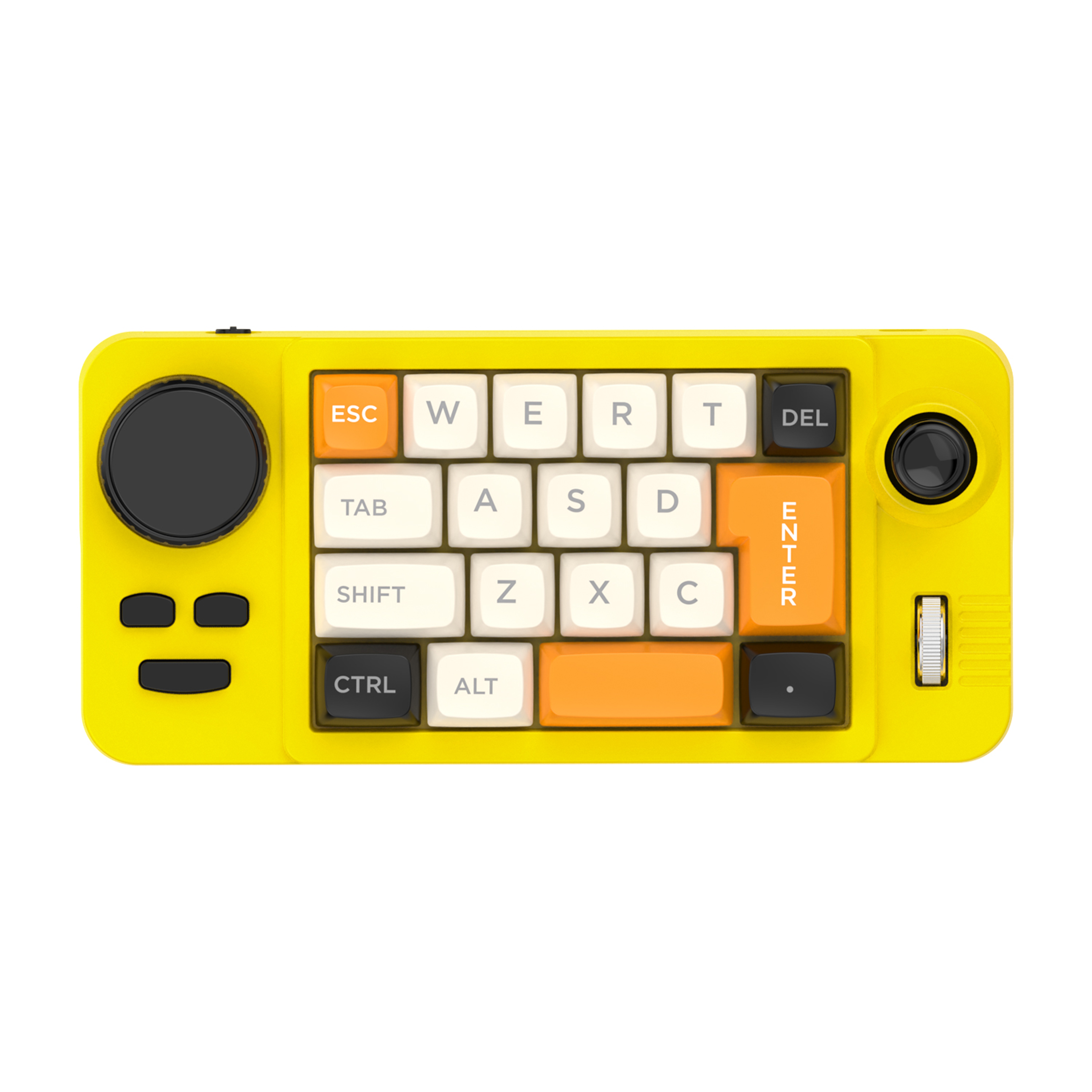 Customizable Mechanical Keyboard With Volume Wheel  Game Joystick Swappable Keypad 7