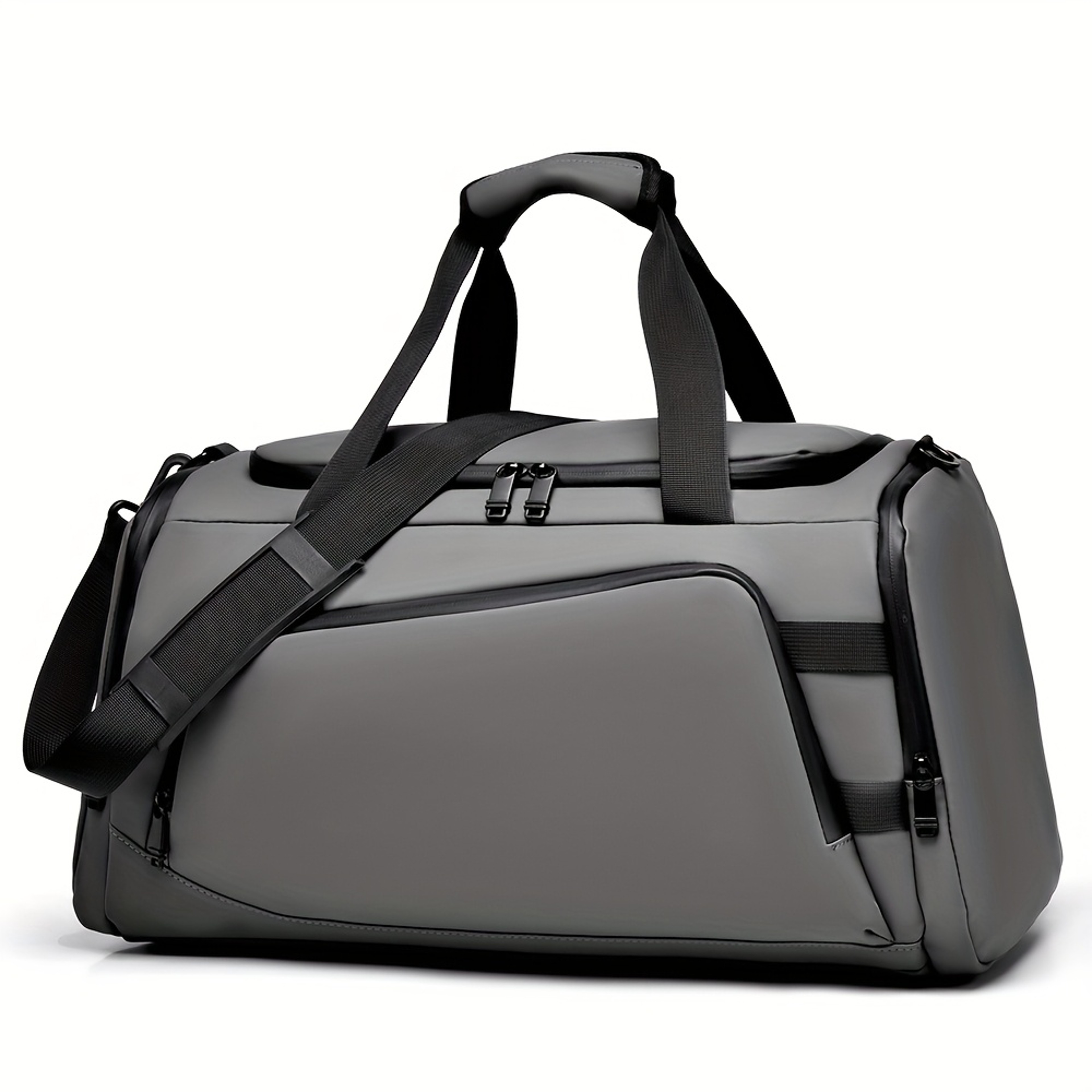 Mens Travel Duffel Bag With Shoe Compartment Sports Gym And Weekend Overnight Bag 5