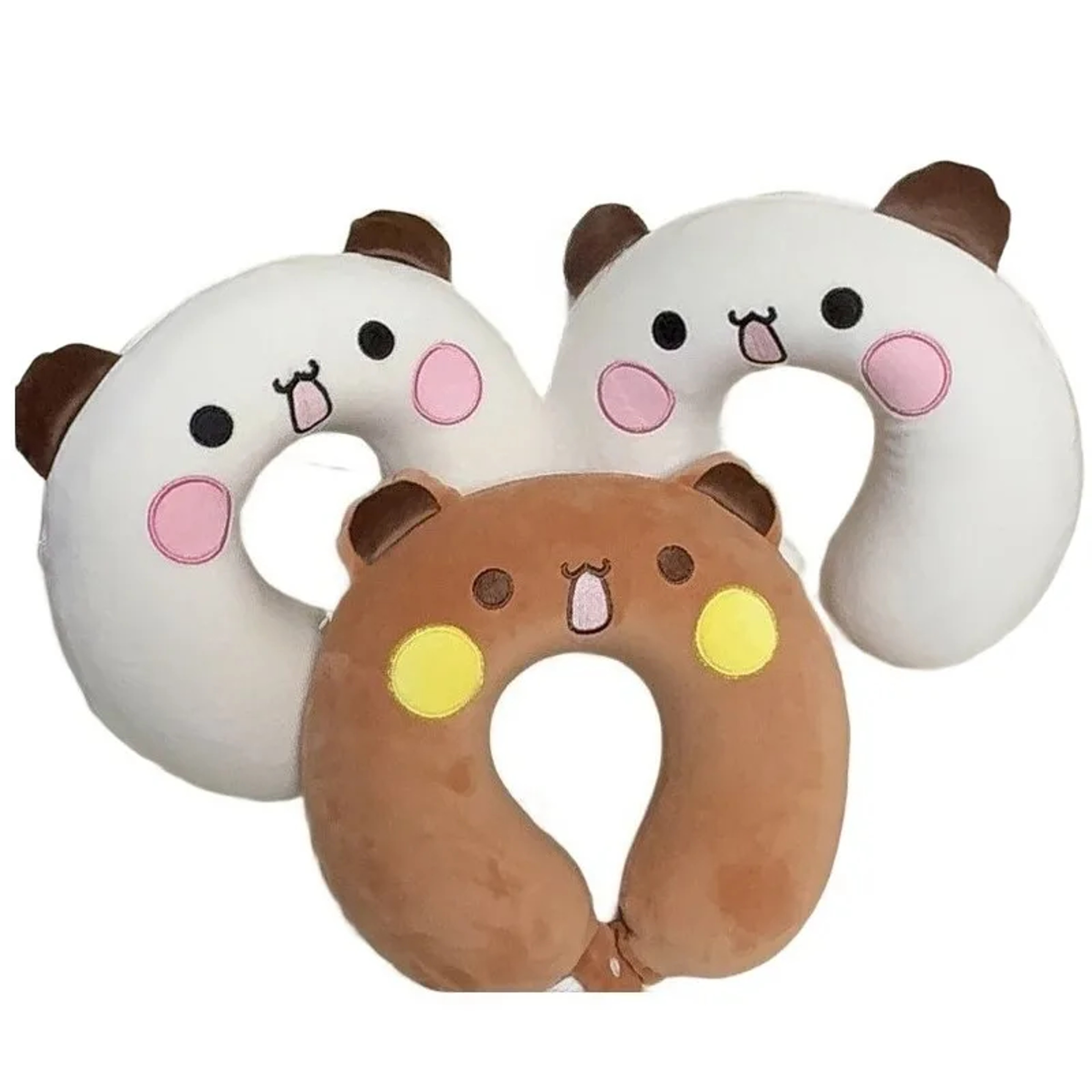Cute Bubu Dudu U Shaped Panda Travel Pillow Soft Plush Neck Support For Adults 0