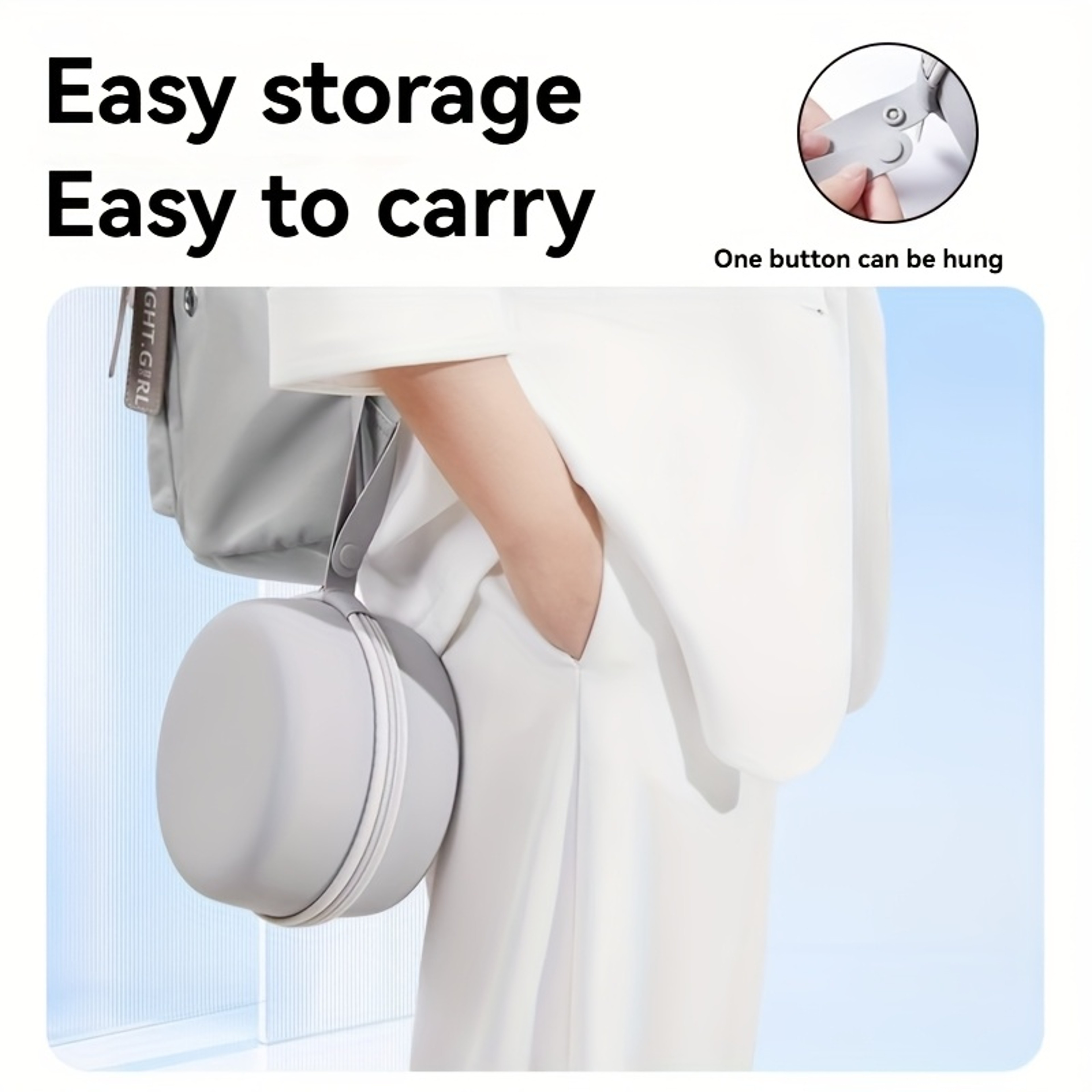 Ergonomic U Shaped Neck Pillow with Storage Bag Memory Foam Travel & Office Support Removable Machine Washable Cover – view 2