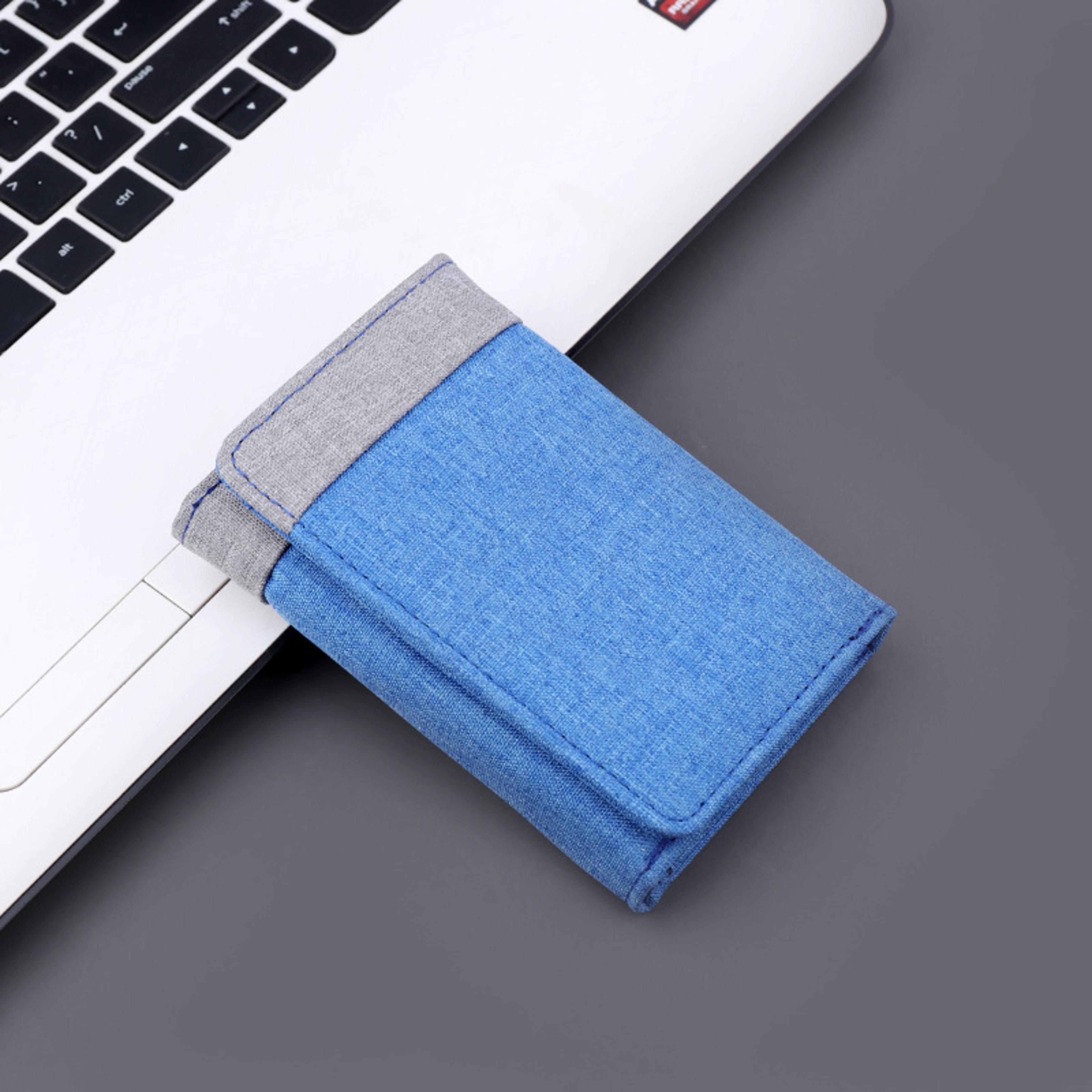 RFID Theft Protection Canvas Wallet For Men Triple Folding Coin Purse Short Contrast Wallet 6
