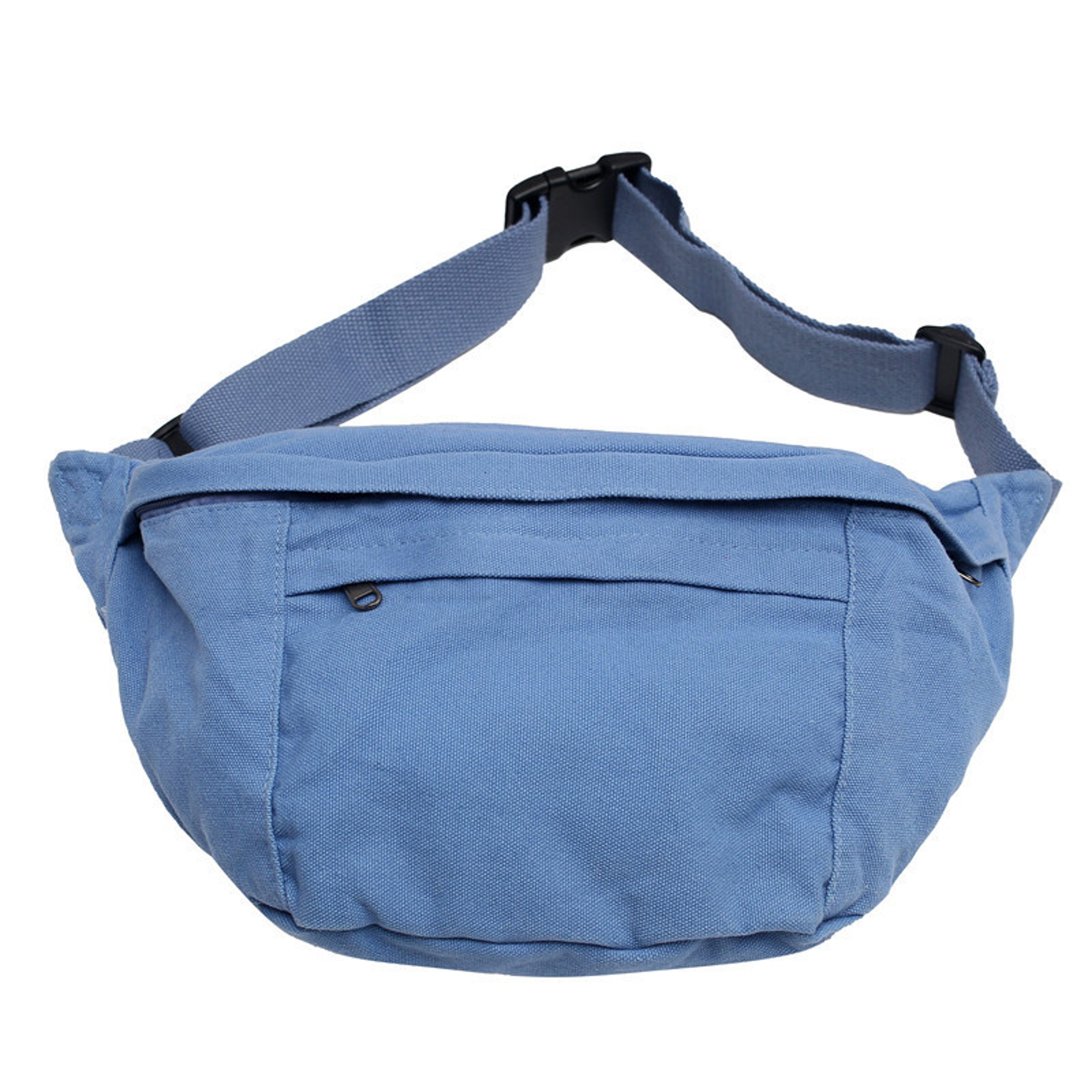 Trendy Unisex Canvas Waist Bag Large Capacity Crossbody Chest Pack for Phones Streetwear & Hip Hop Style – view 10