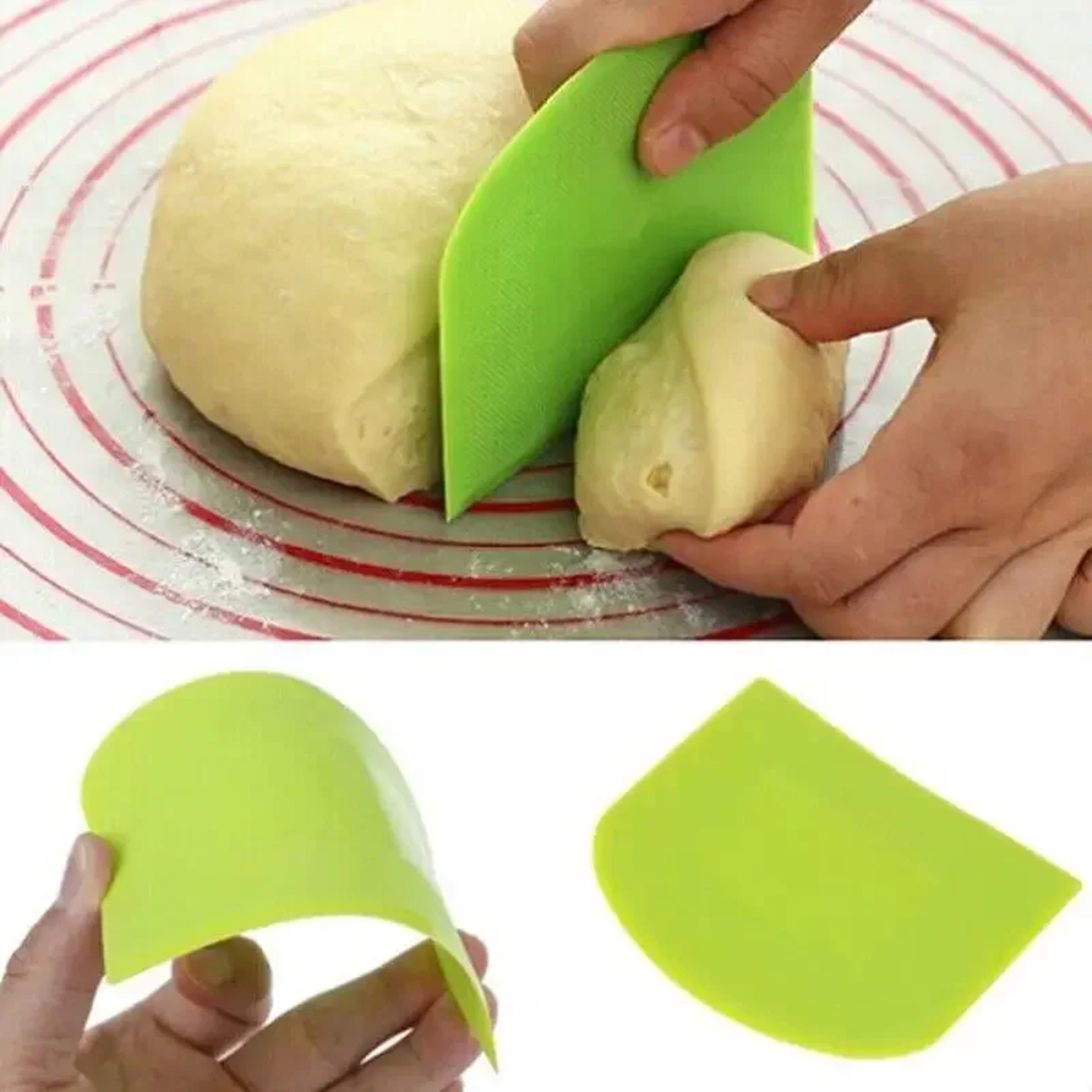 Plastic Dough Cutter  Pastry Spatula Set For Cake Pizza  Fondant Versatile Kitchen Tool For Baking 0