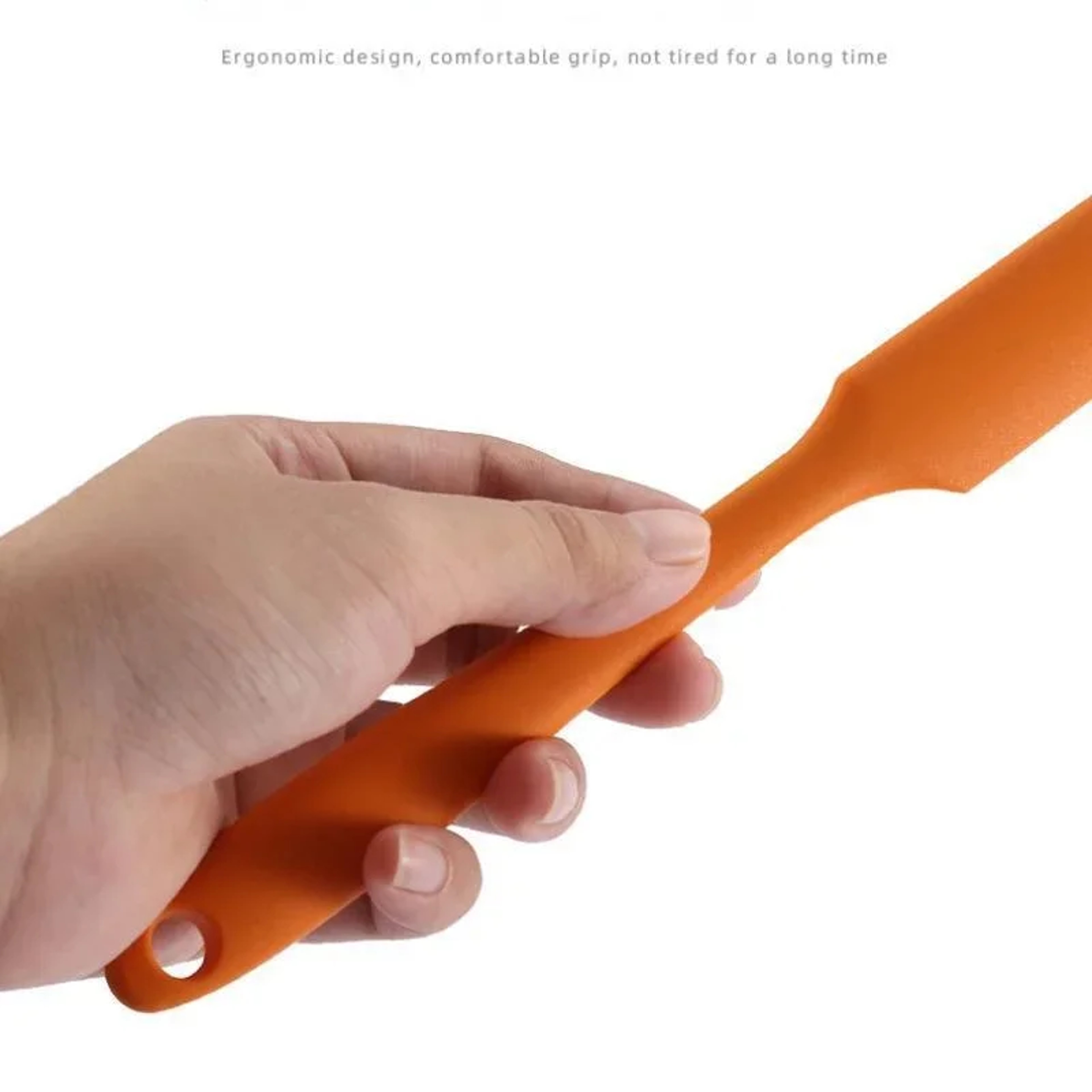 Heat Resistant Silicone Spatula Set for Baking and Cooking Flexible Non Stick Scrapers for Mixing Cake Butter – view 6