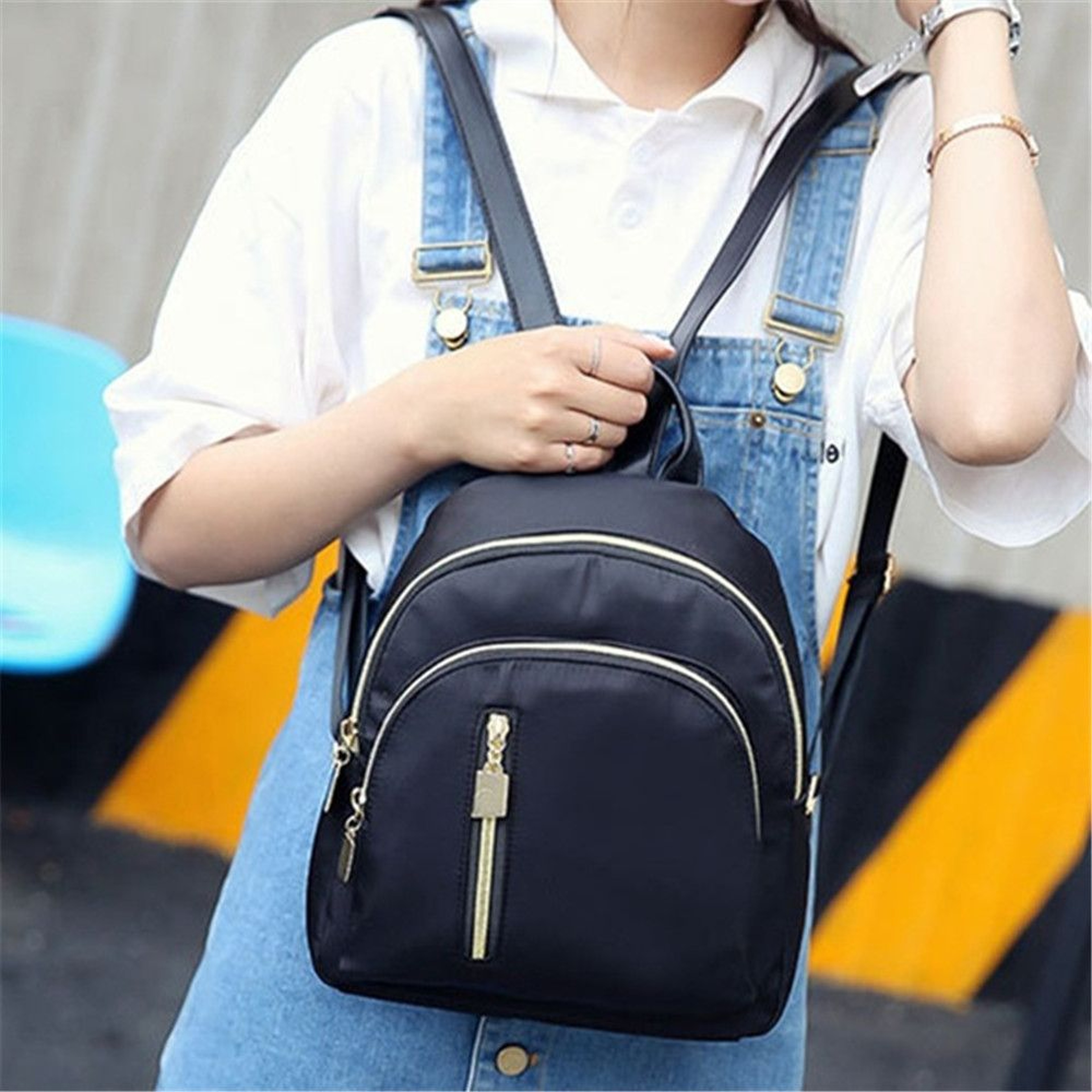 Fashionable Womens Multi Function Mini Backpack Cute Oxford Daypack Shoulder Bag For Travel  Everyd 0