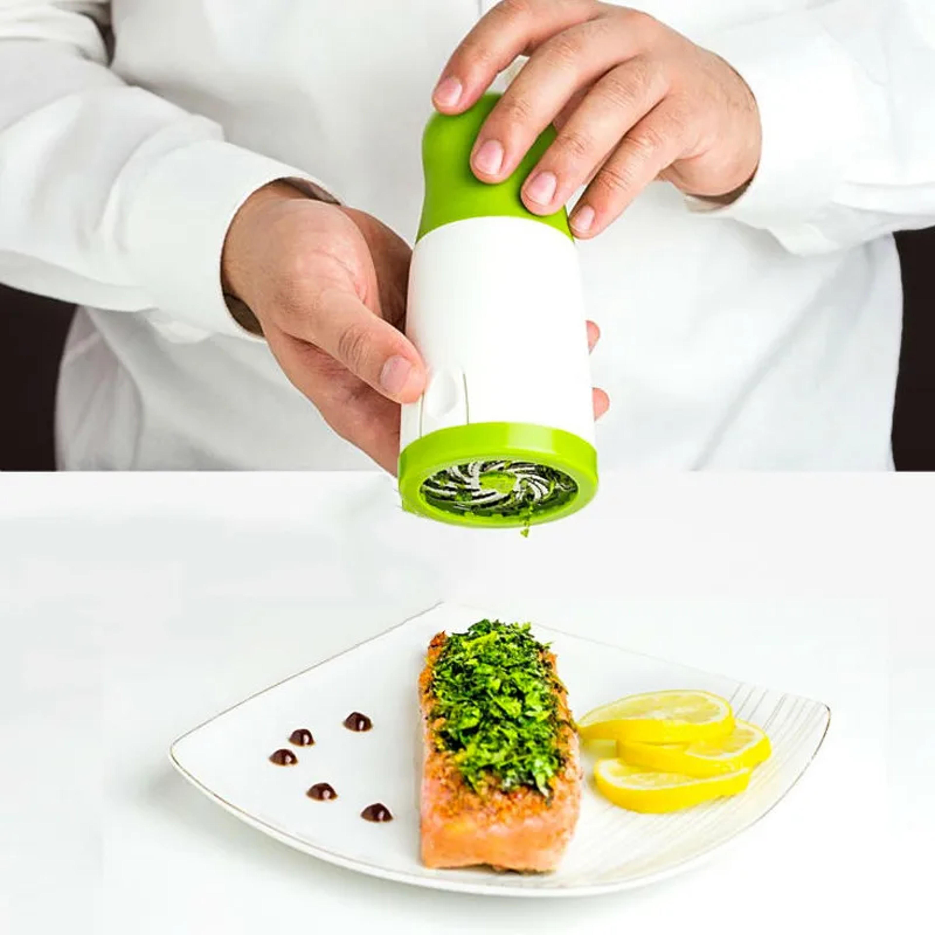 Compact Salad and Vegetable Chopper Garlic Spice and Herb Grinder with Slicer and Grater for Effortless Kitchen Prep – view 6