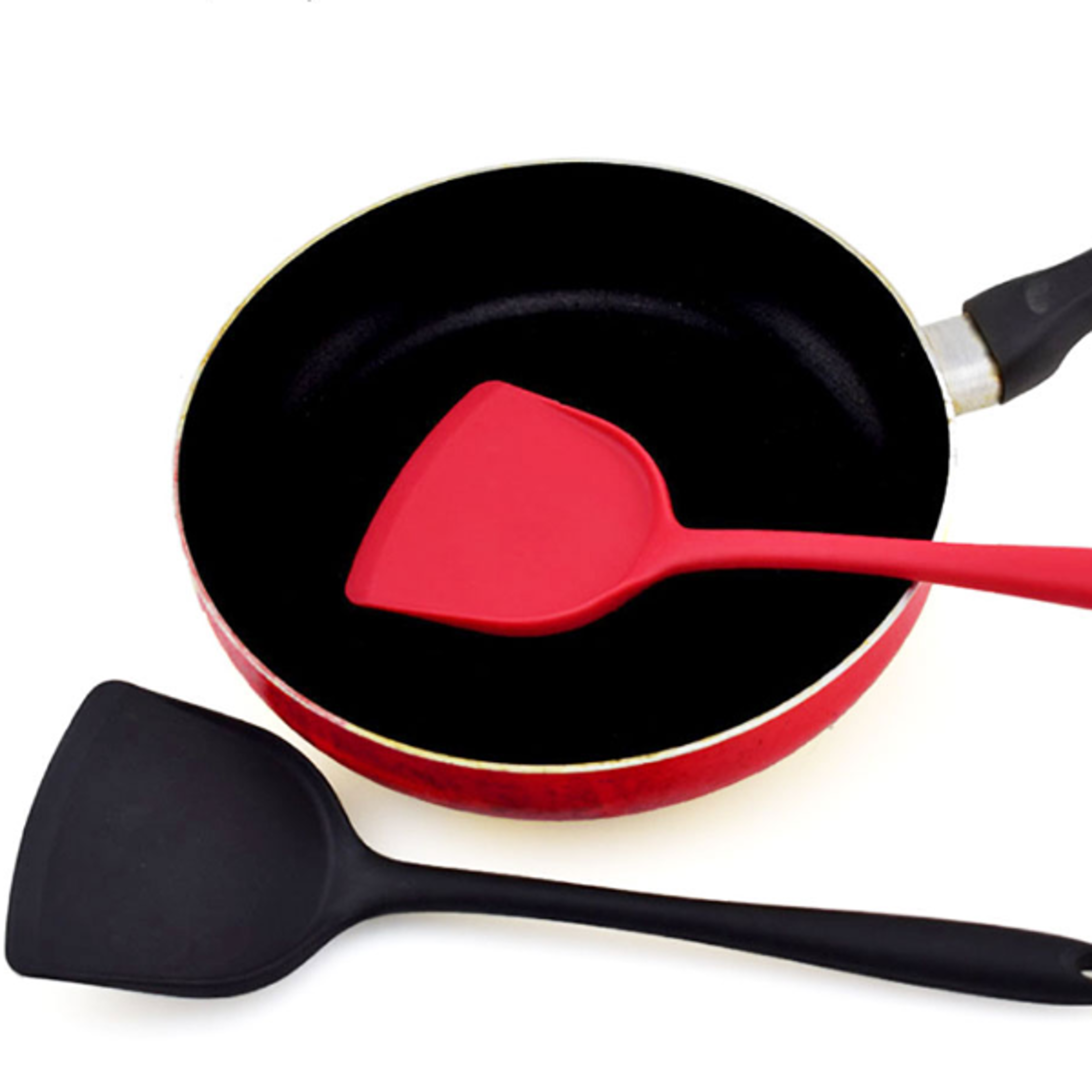 Food Grade Silicone Wok Spatula Non stick Turner for Cooking  Baking