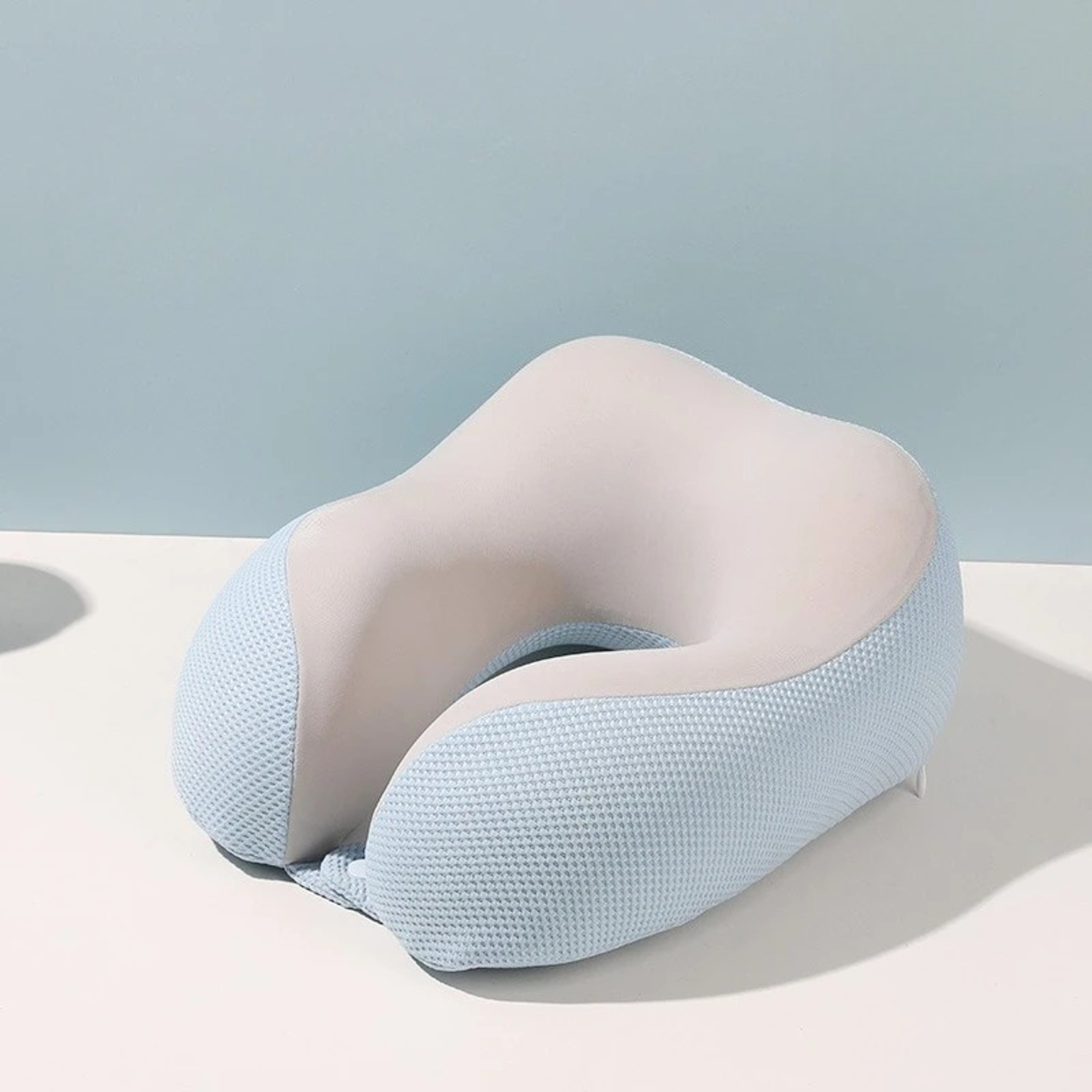Ergonomic U Shaped Memory Foam Neck Pillow For Travel  Cervical Spine Relief 7
