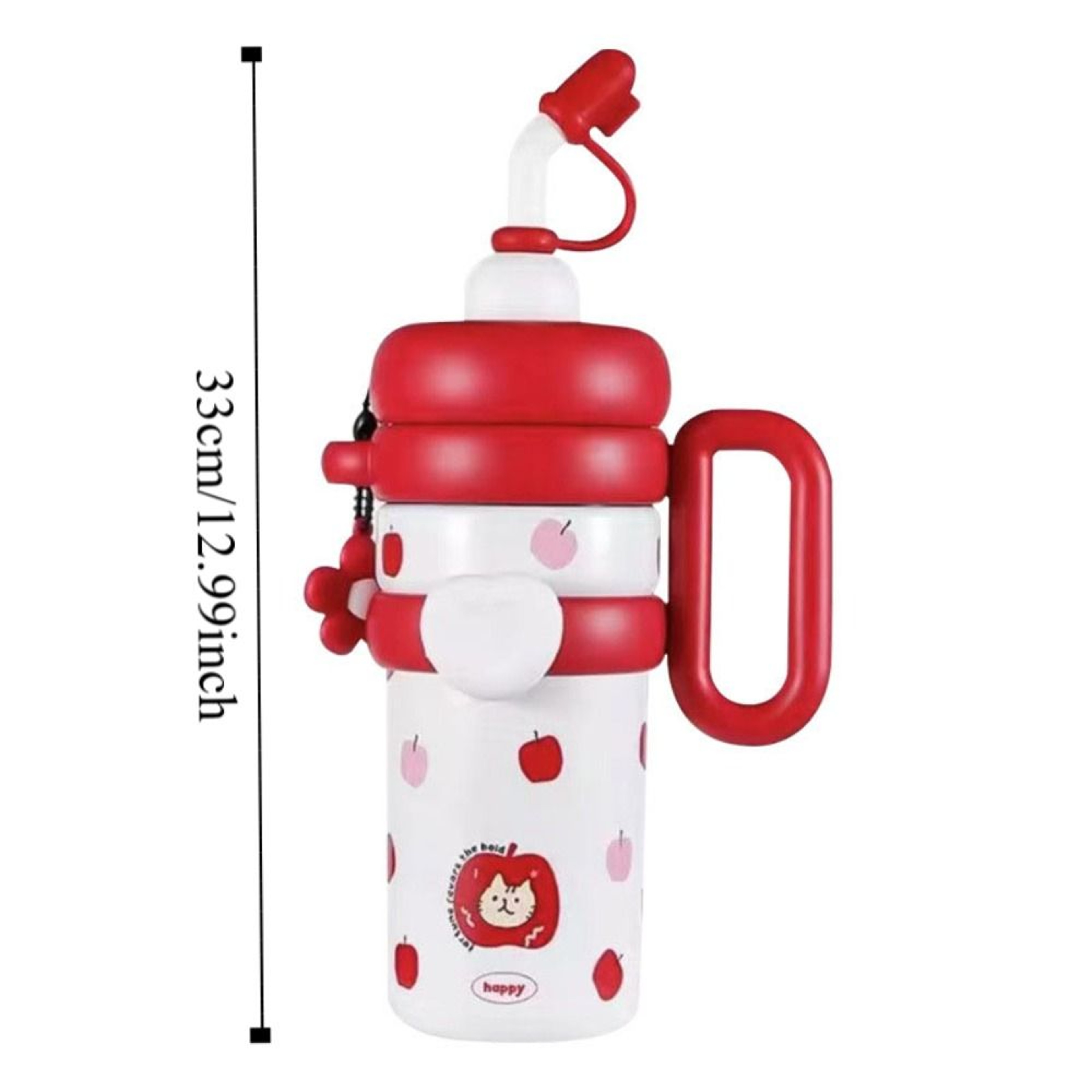 Insulated Stainless Steel Thermos Coffee Cup With Handle 4