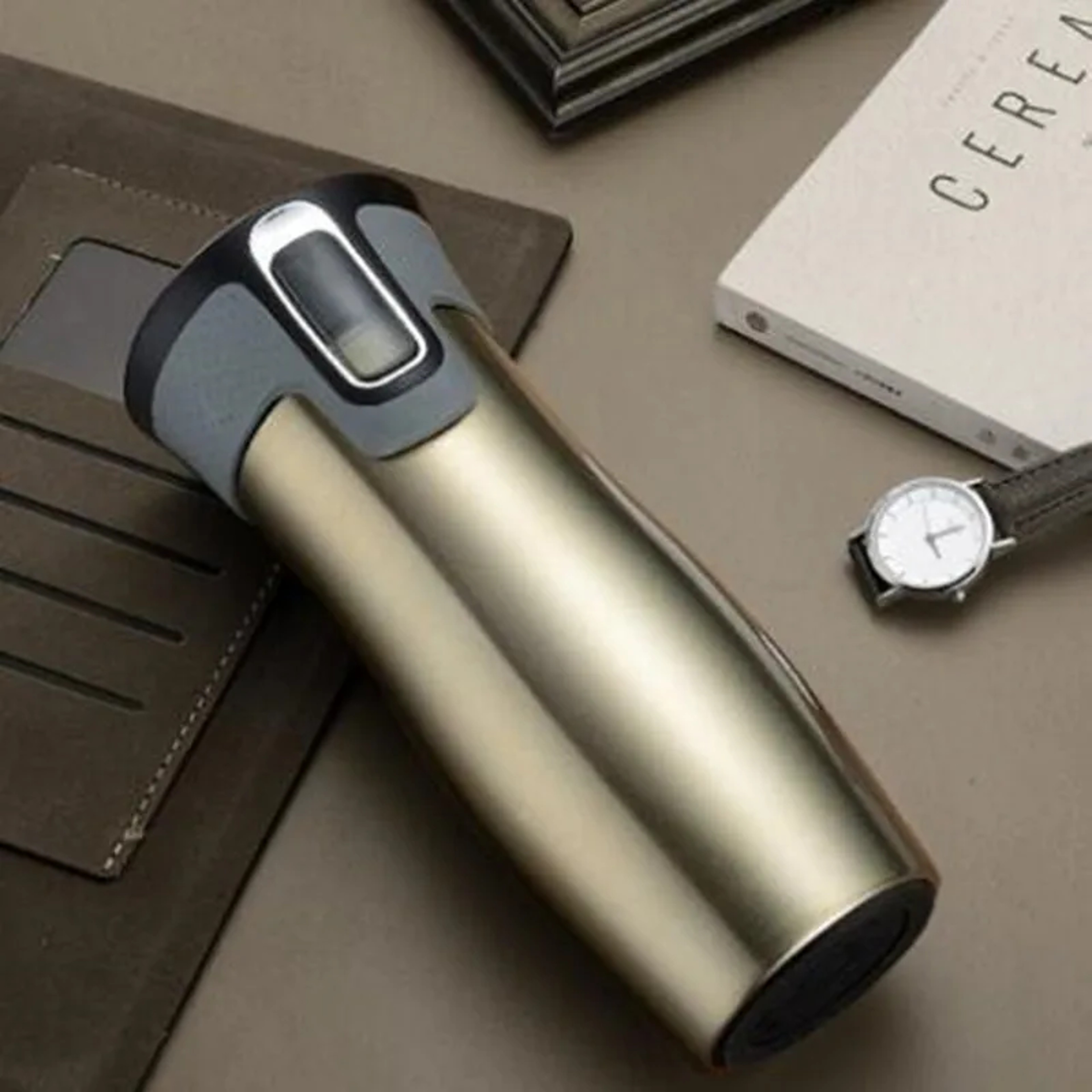 Stainless Steel Double Wall Travel Mug Leak Proof Thermos Mug Coffee Cups Car Vacuum Insulaltion Th 7