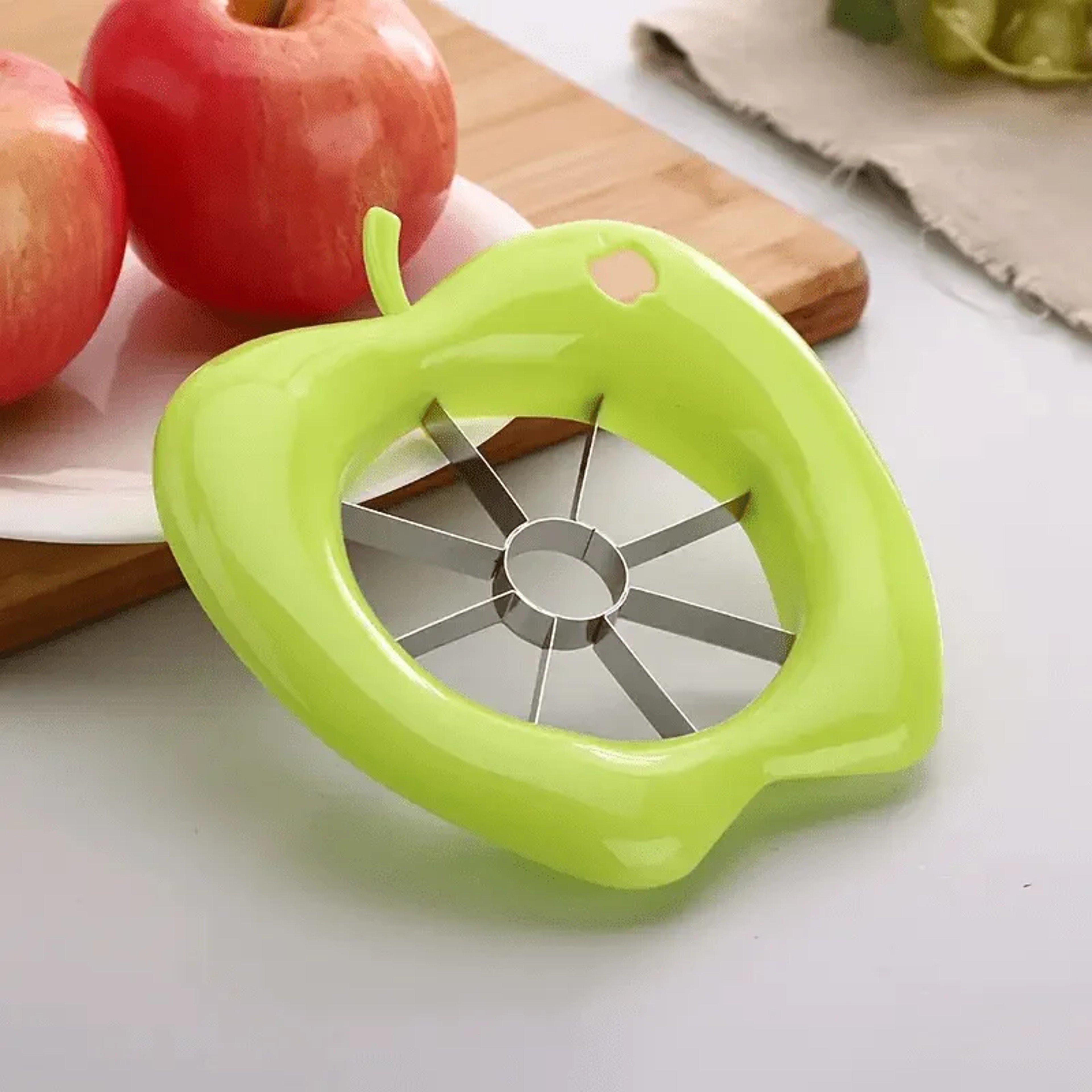 Stainless Steel Apple Slicer Corer Quick Cut Fruit Cutter Tool – view 7