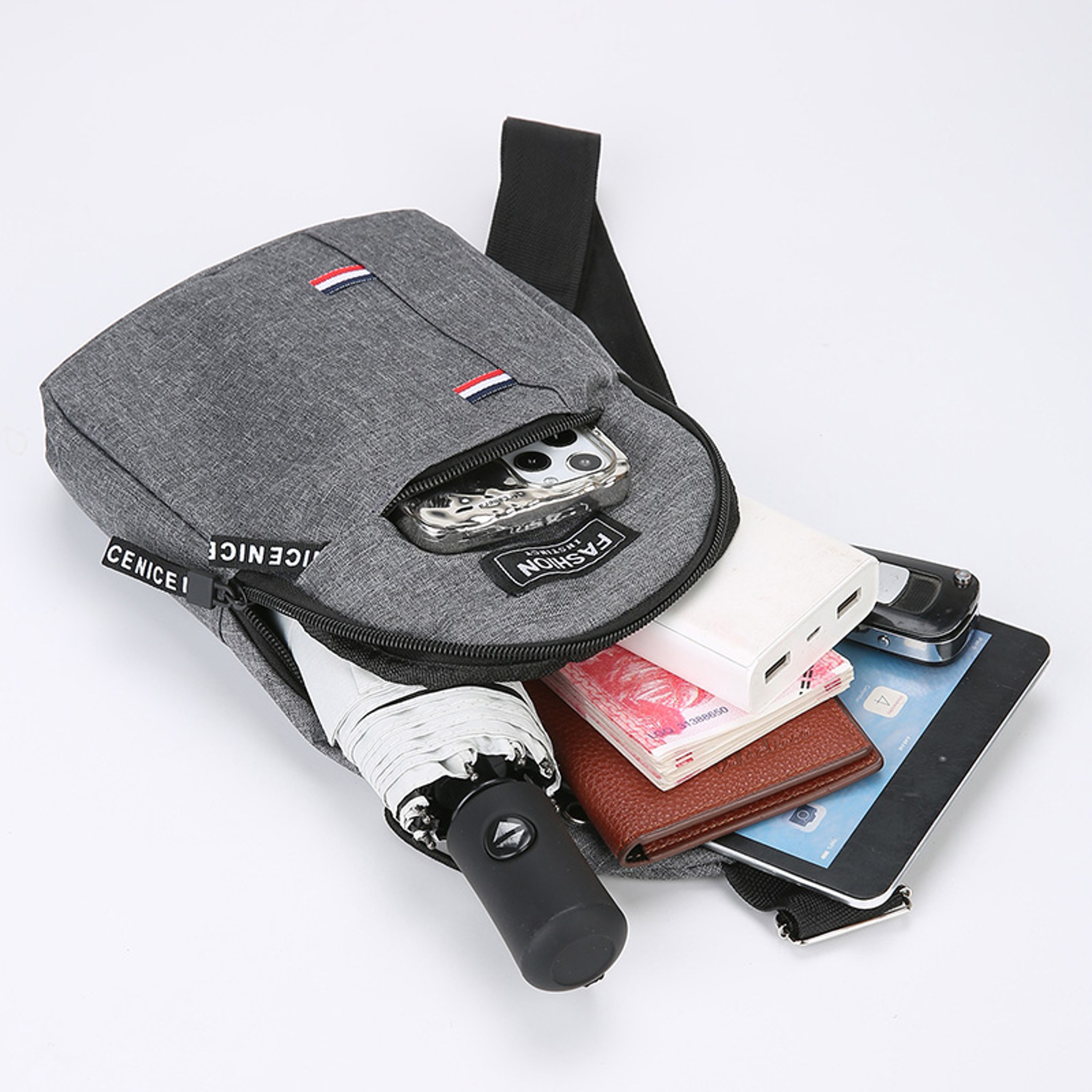 Mens Waterproof Fanny Pack with Large Capacity & Adjustable Strap – view 6
