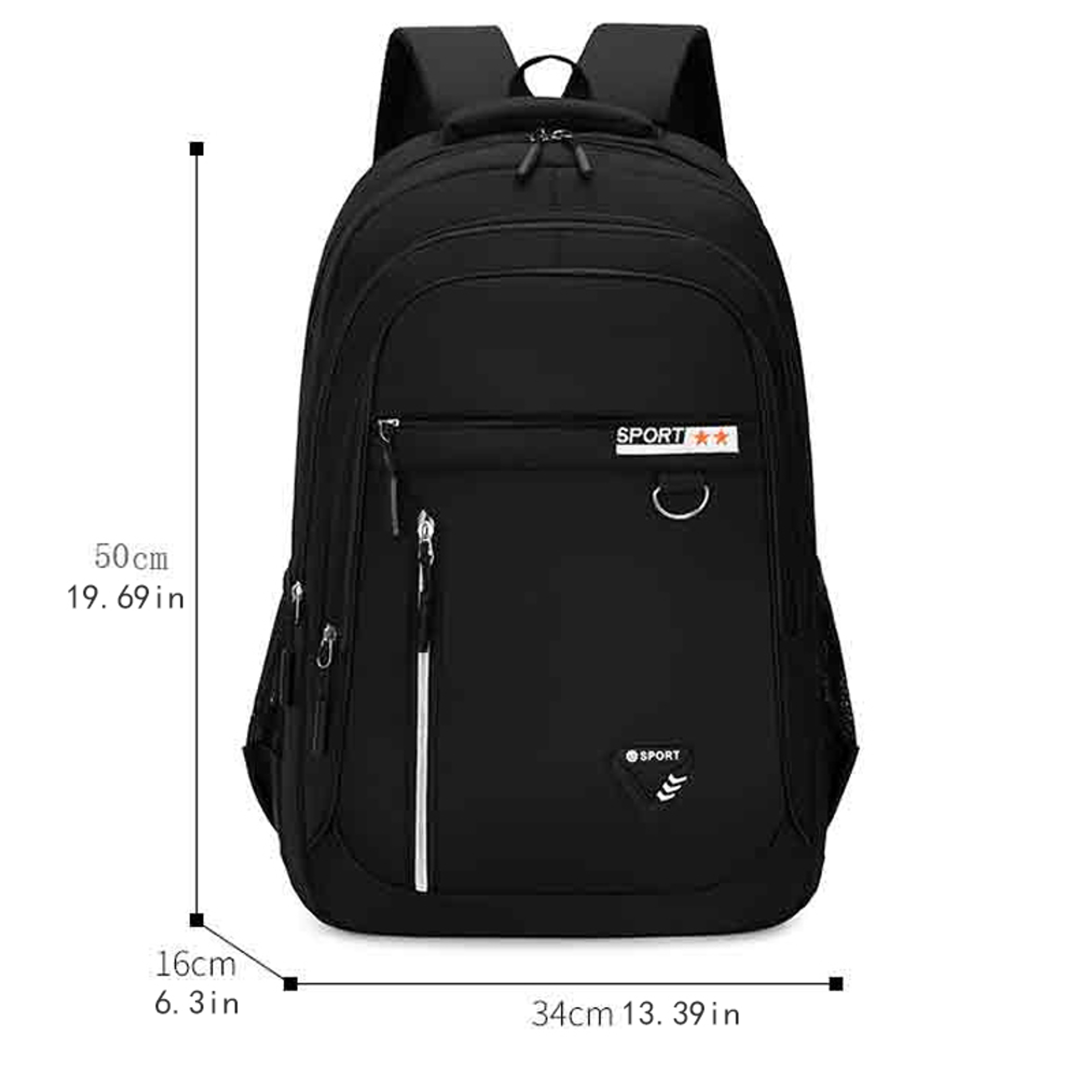 Mens Backpack Large Capacity Adjustable Shoulder Straps Multiple Compartments for Daily Use – view 6