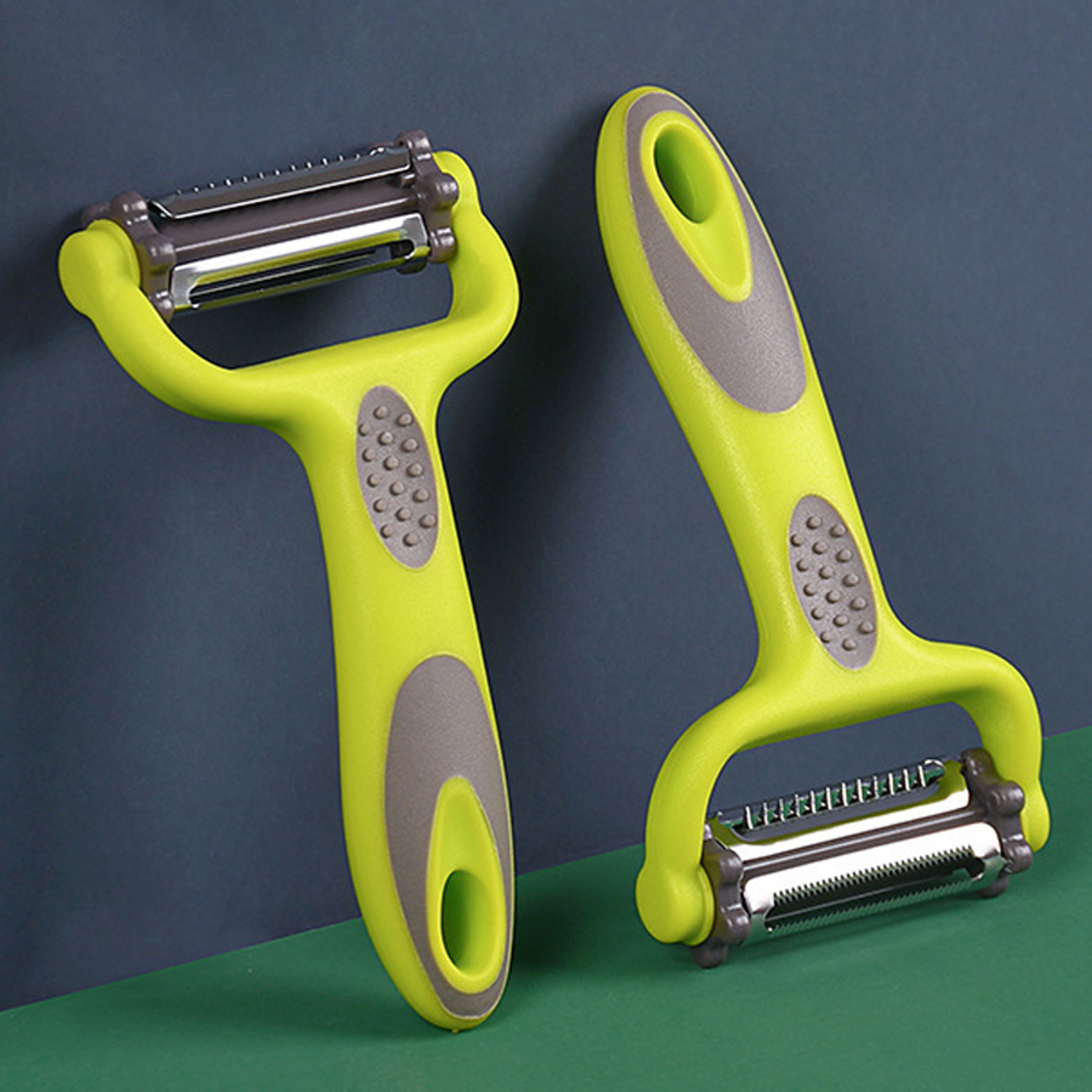 Rotary Vegetable Peeler  Julienne Slicer Multi Blade Kitchen Grater 0