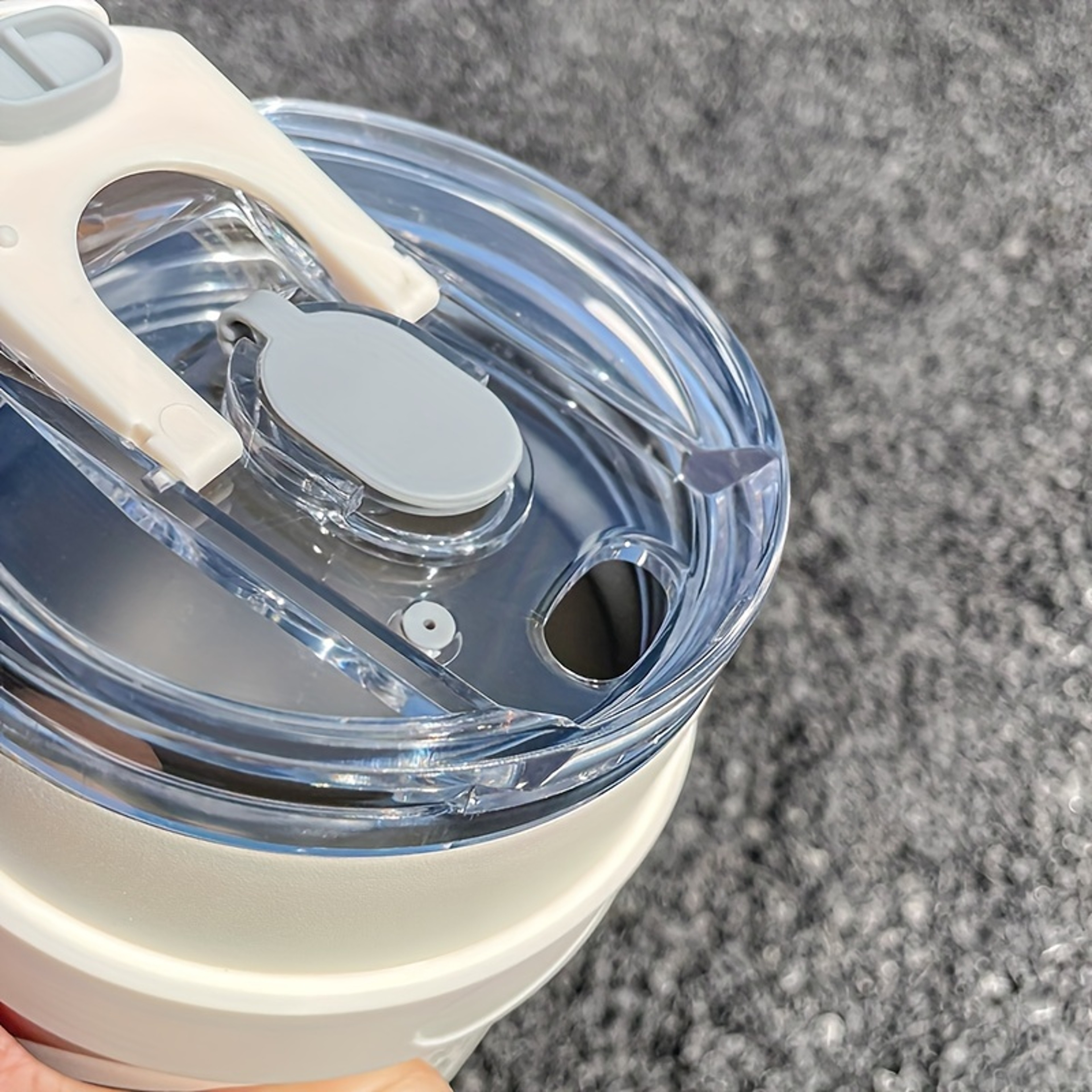 Large Capacity Stainless Steel Water Cup for Vehicles and Office Use with Straw Ice Dispenser Design – view 3