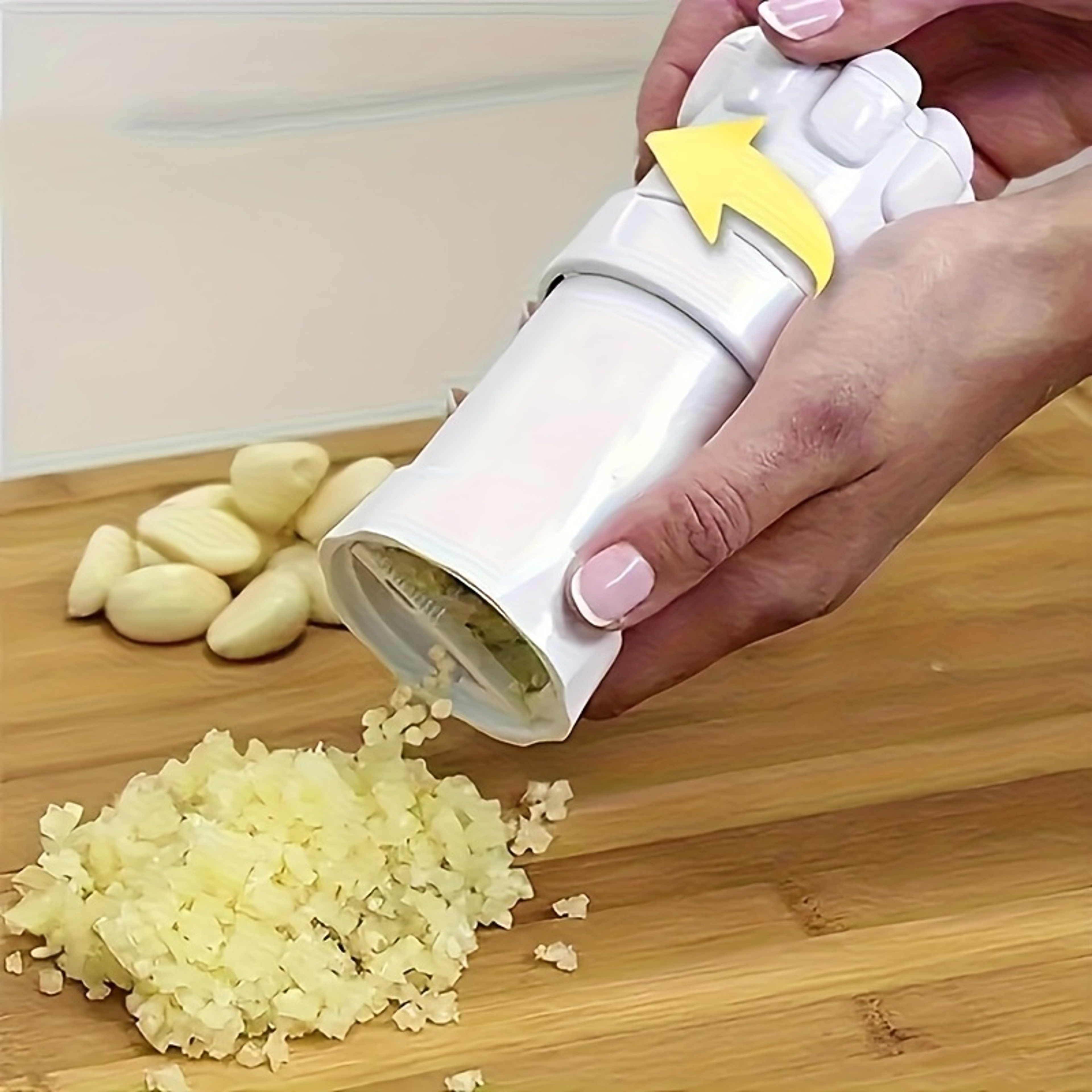 Gemini Said Multifunctional Manual Garlic Press And Mini Ginger Grater Slicer For Efficient Kitchen 4
