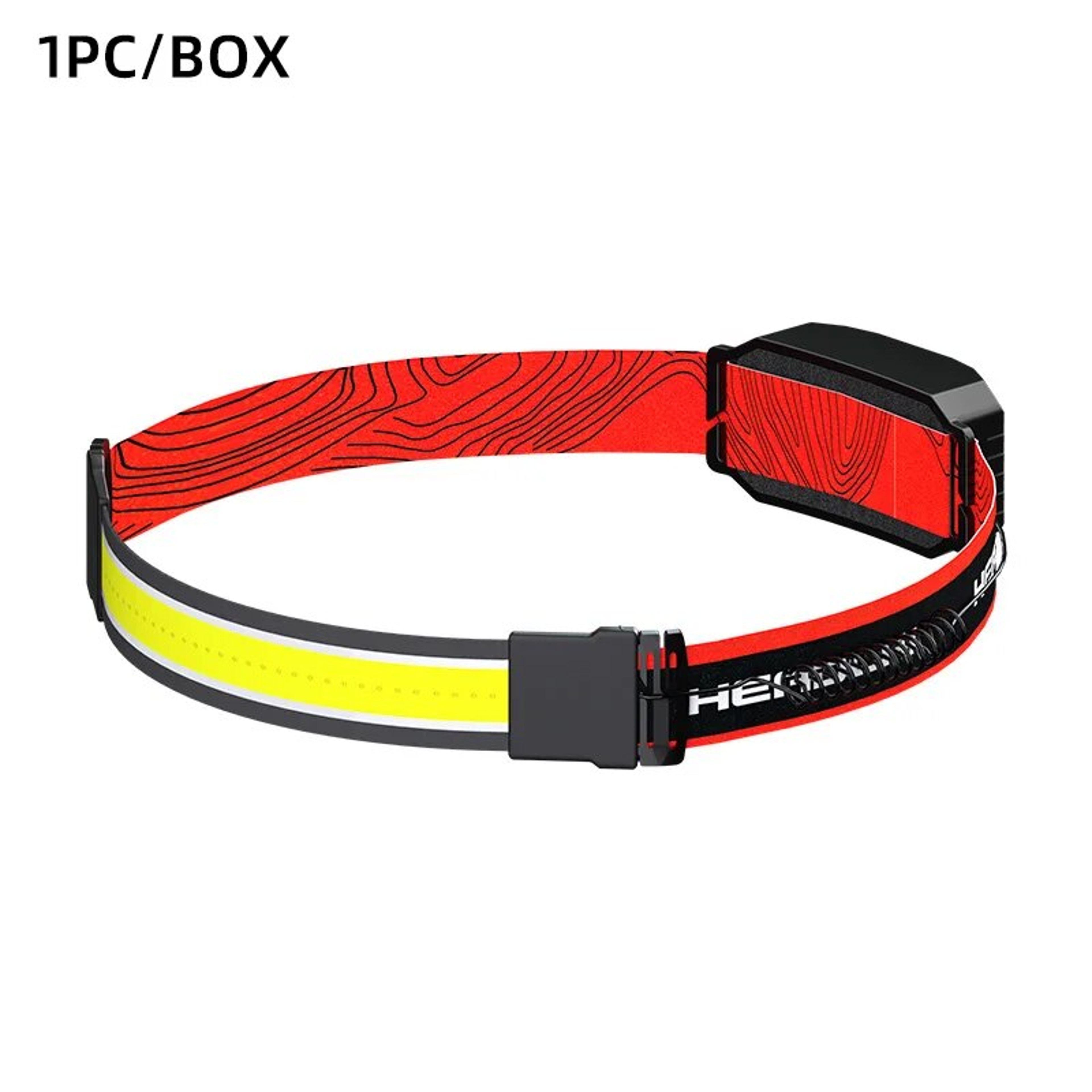 High Performance USB Rechargeable LED Headlamp with Safety Red Taillight – view 7