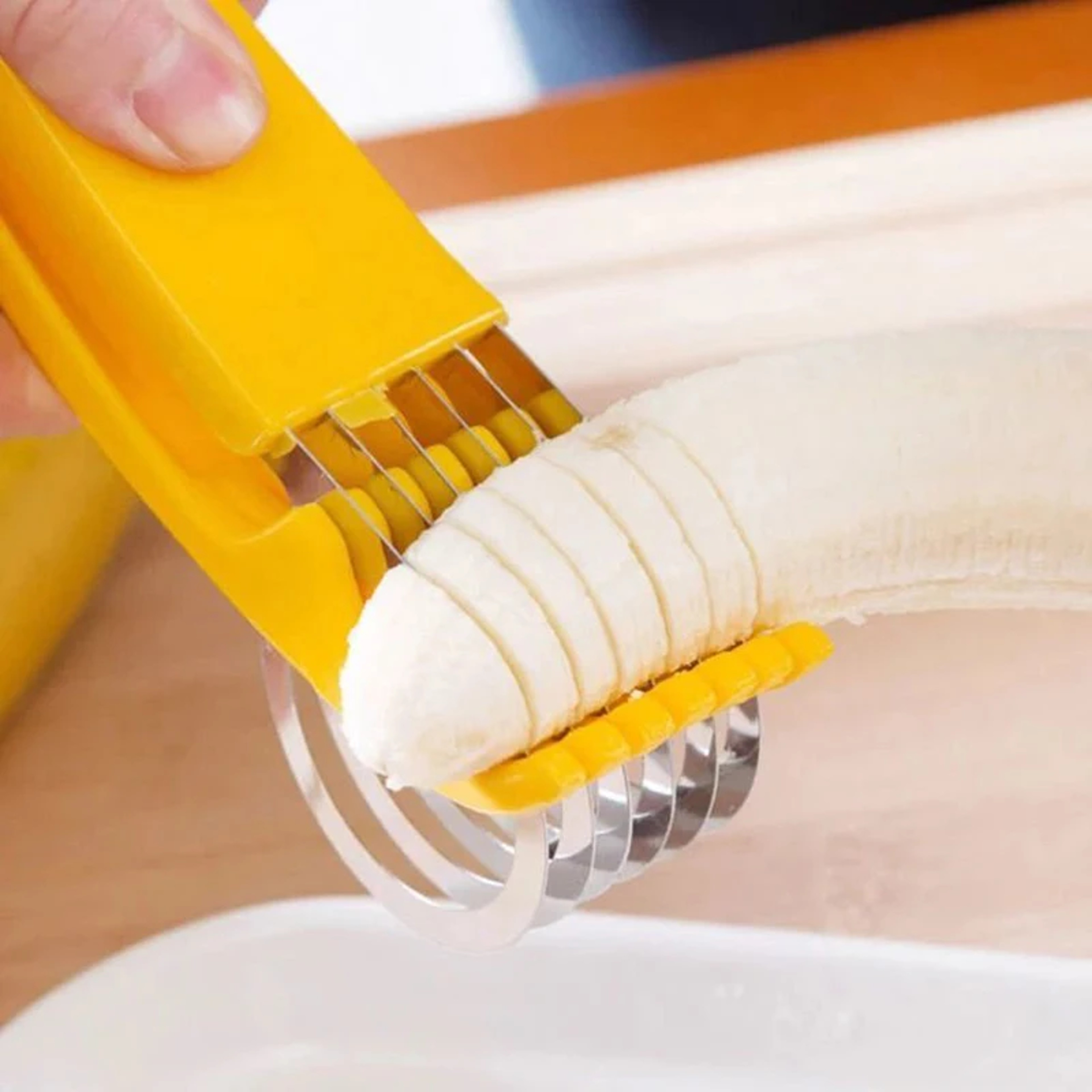 Gemini Said Precision Stainless Steel Banana Slicer  Multi Purpose Fruit Cutter 3