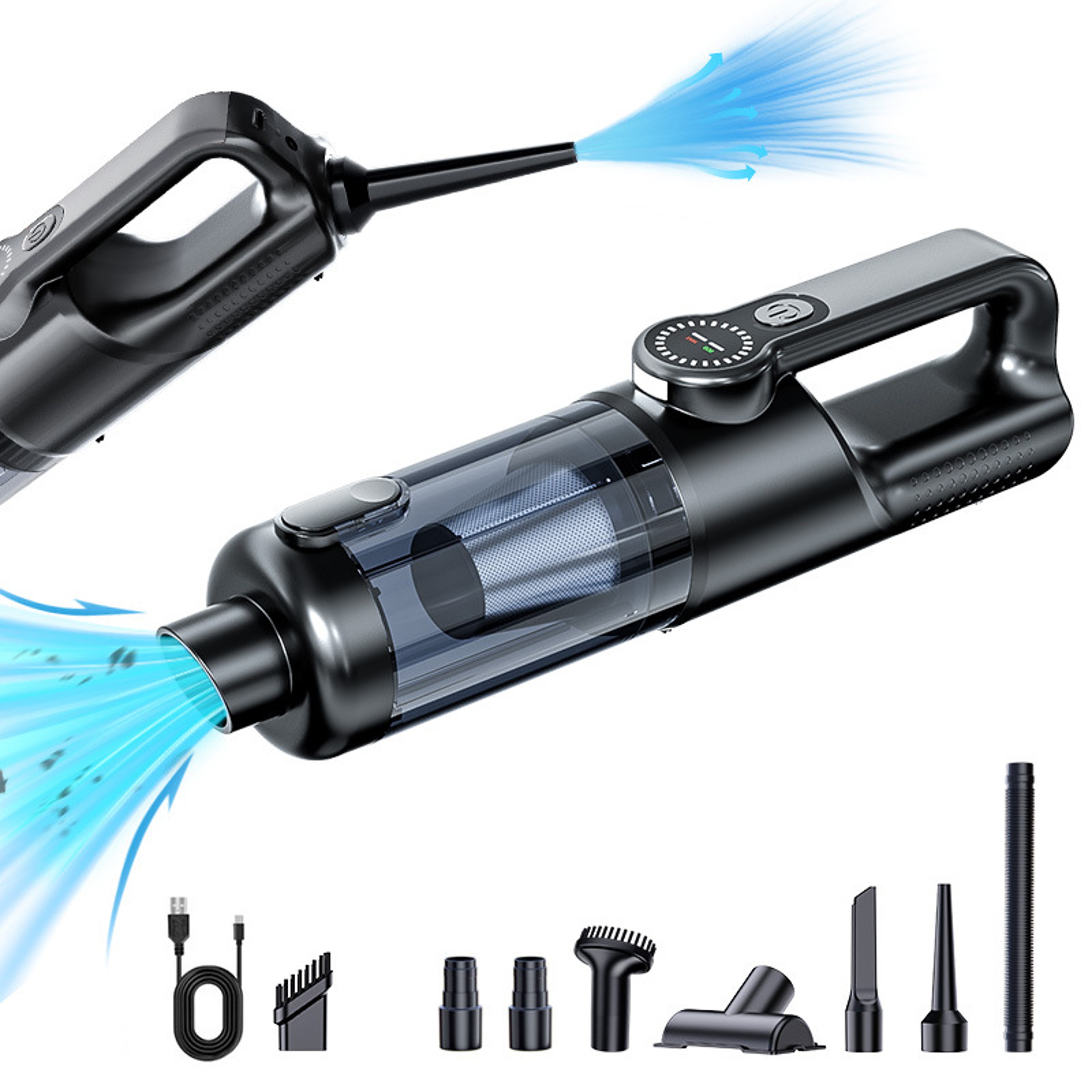 Ultimate Portable Car Vacuum Cleaner High Power Wireless Handheld Suction for Home & Auto Detailing – view 8