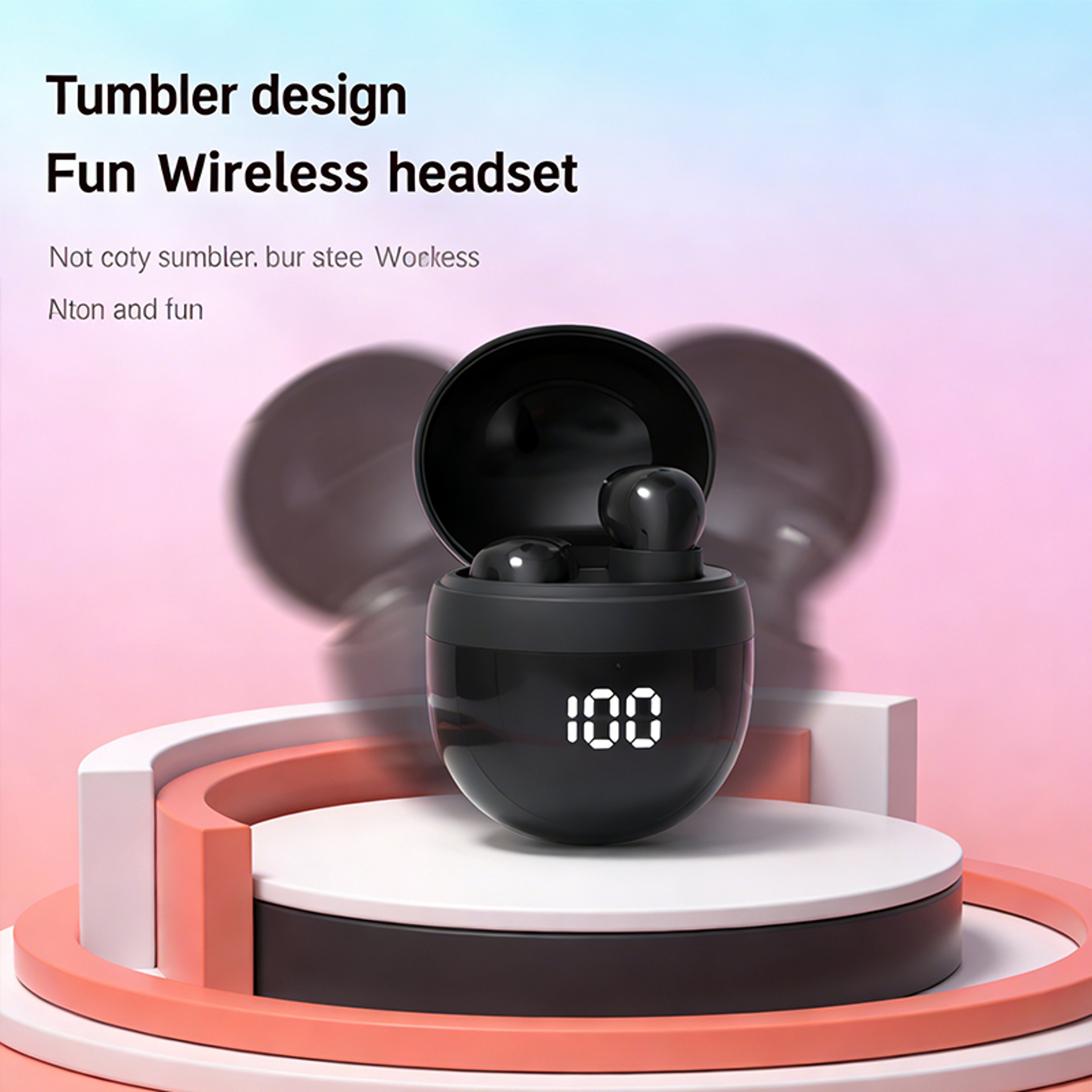 Wireless Sports Earbuds Bluetooth Waterproof Headset – view 2