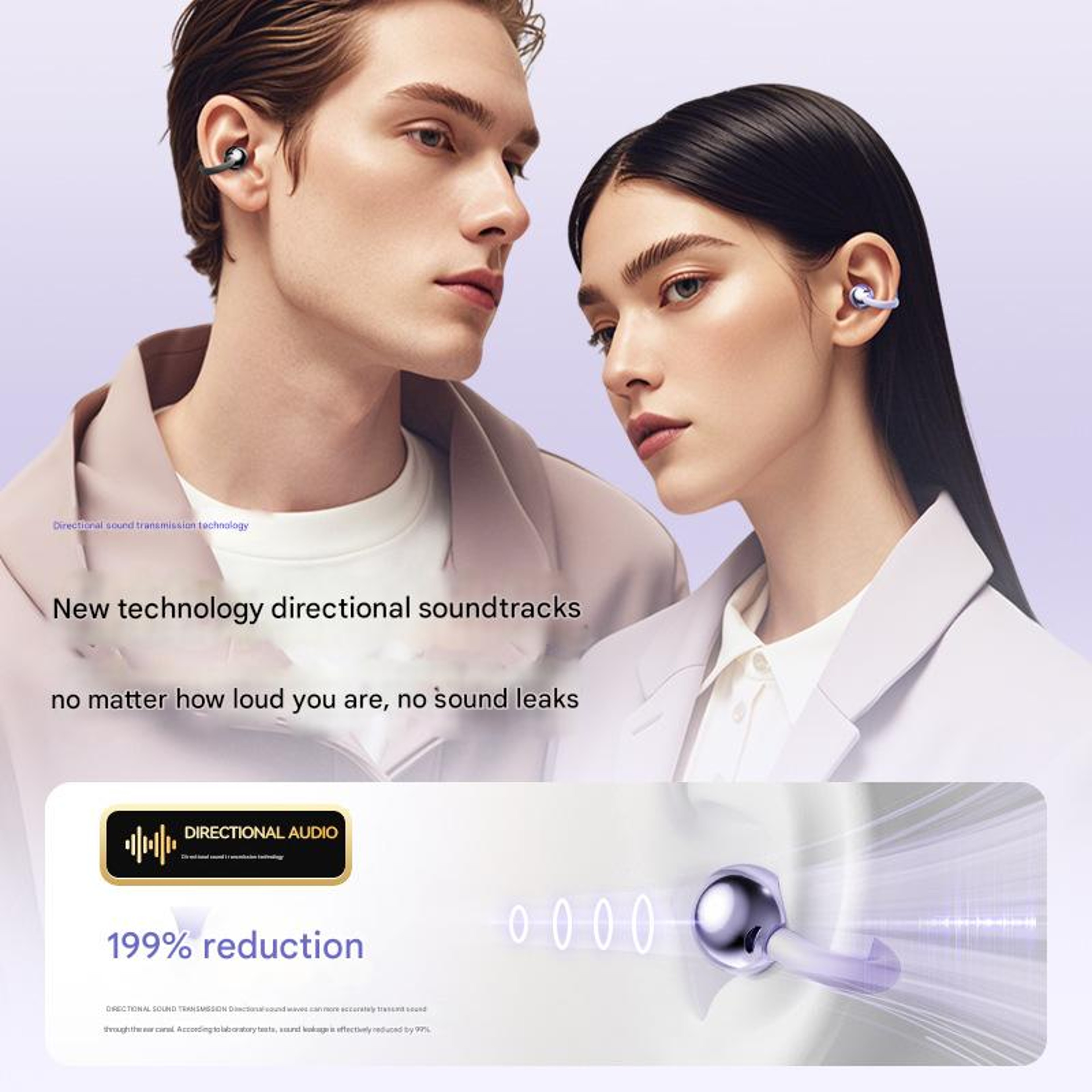 OpenEar Pro Wireless Bone Conduction Earbuds With LED Digital Display 4