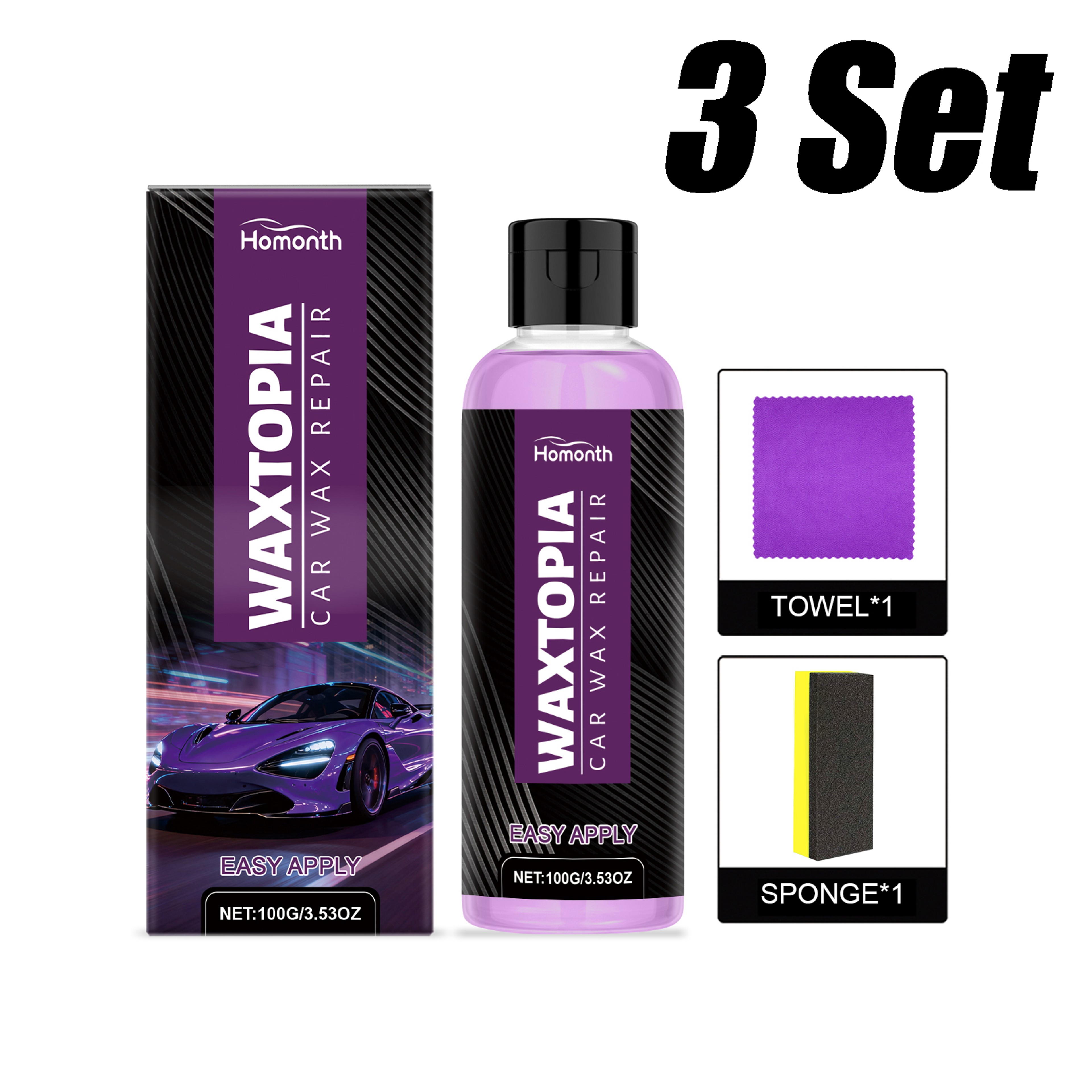 Car Scratch Remover Kit Restore Original Paint and Remove Scratches for a Brilliant Finish – view 8