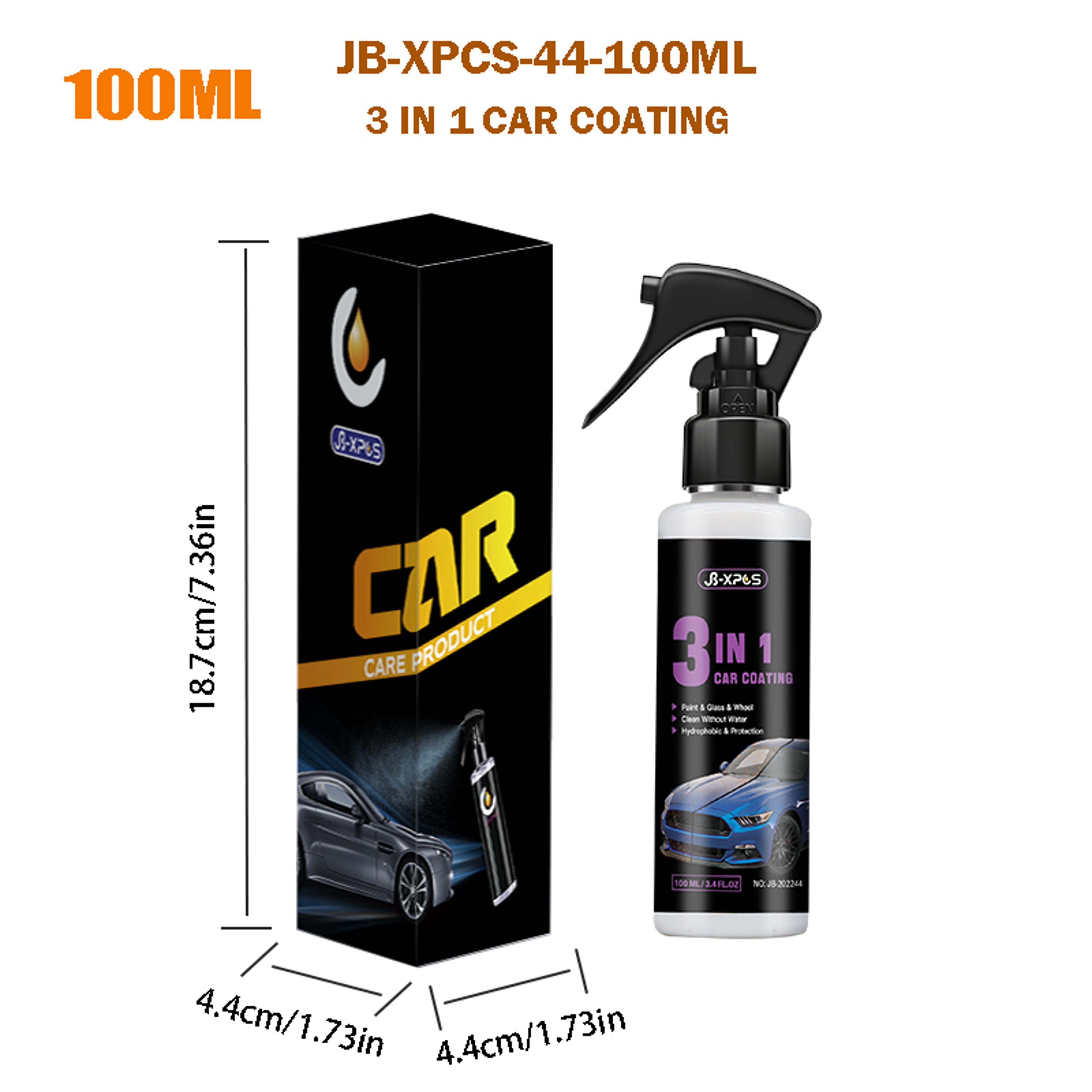 Ceramic Coating Spray for Car Quick Nano Protection Scratch Repair and Polishing Wax – view 8