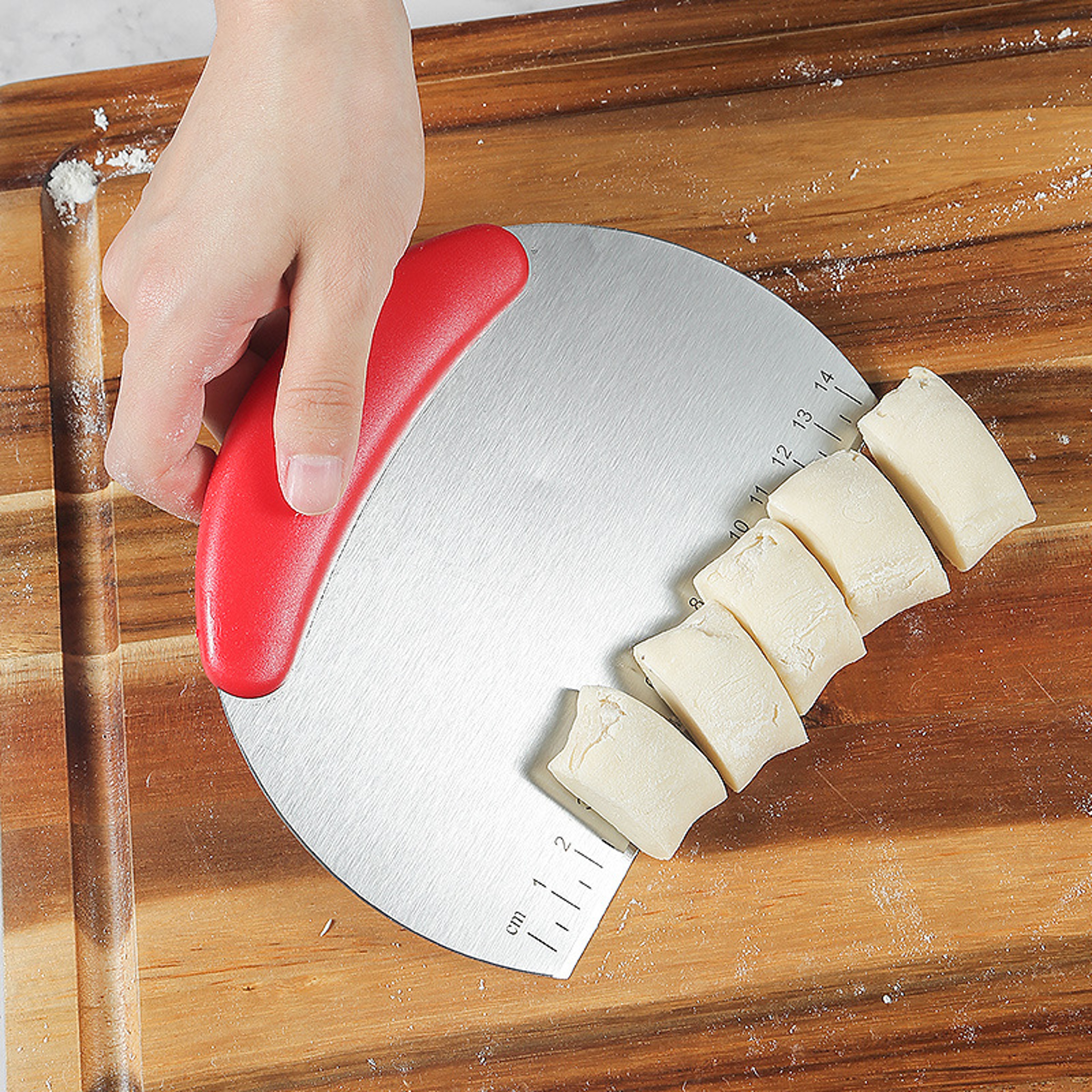 Stainless Steel Flour Dough Cutting Knife Precision Baking Tool For Easy Dough Slicing 3