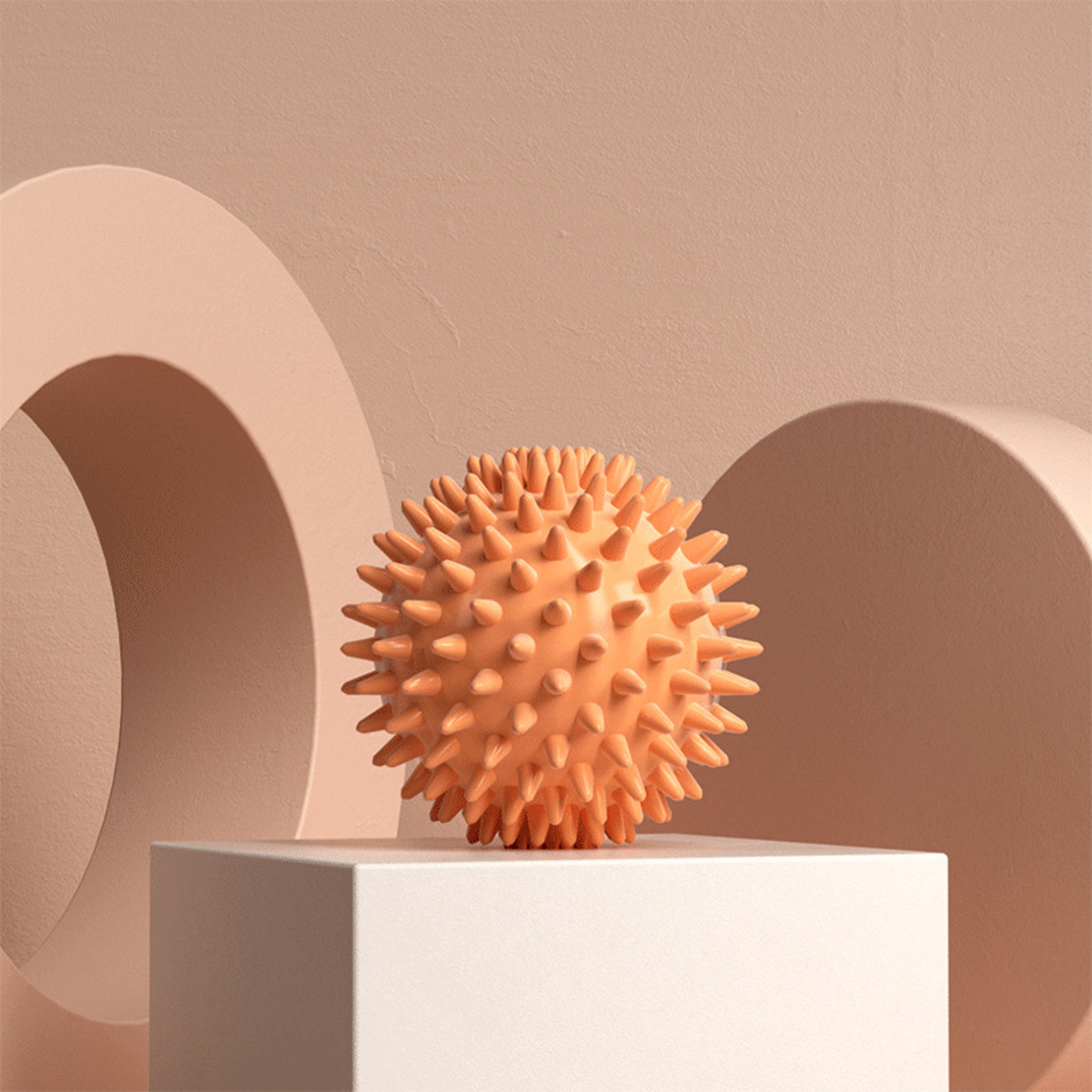 Deep Tissue Hedgehog Massage Ball For Muscle Relief And Fascia Recovery 5