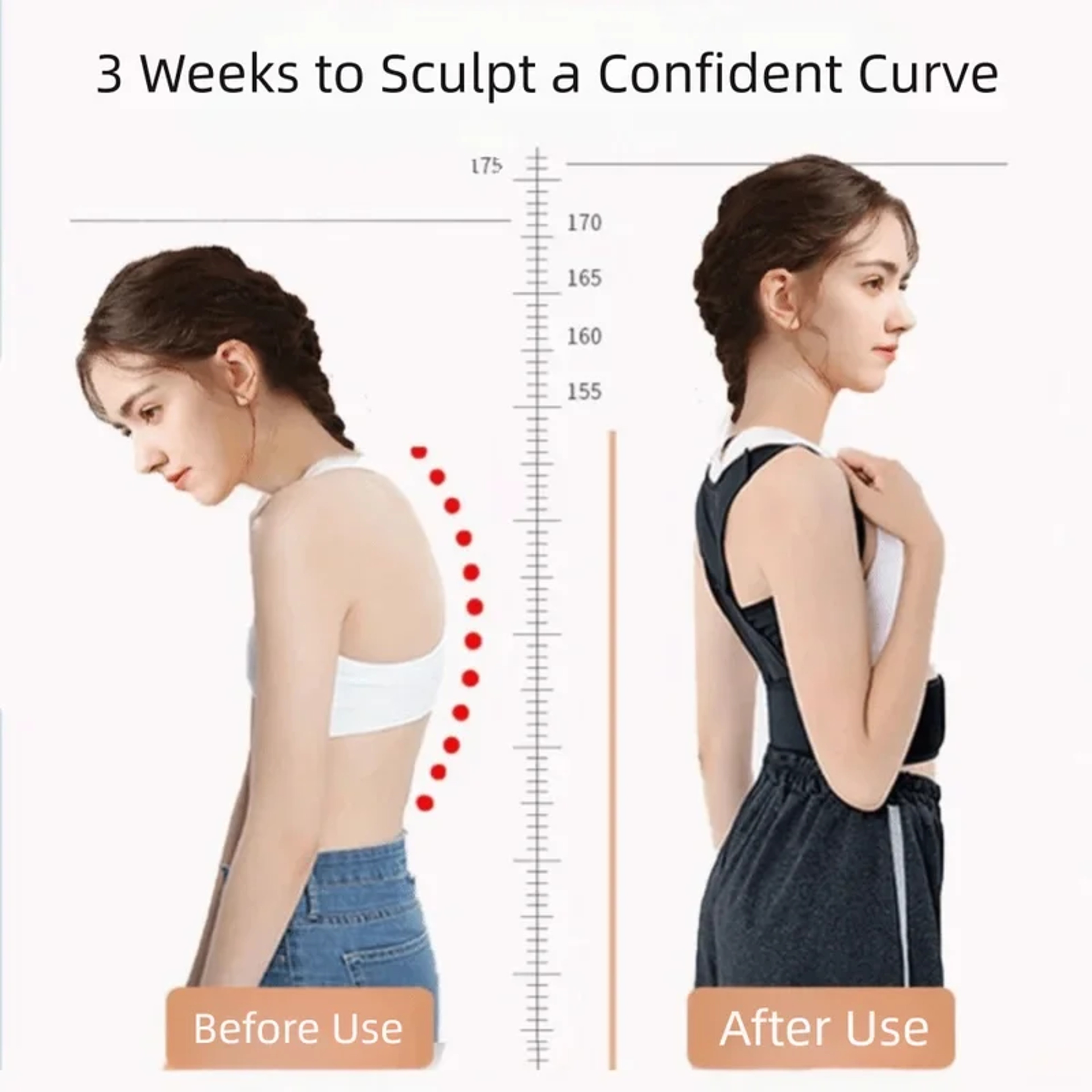 ErgoAlign Posture Corrector Back Support Brace for Spine Alignment & Anti Hunchback Training – view 5