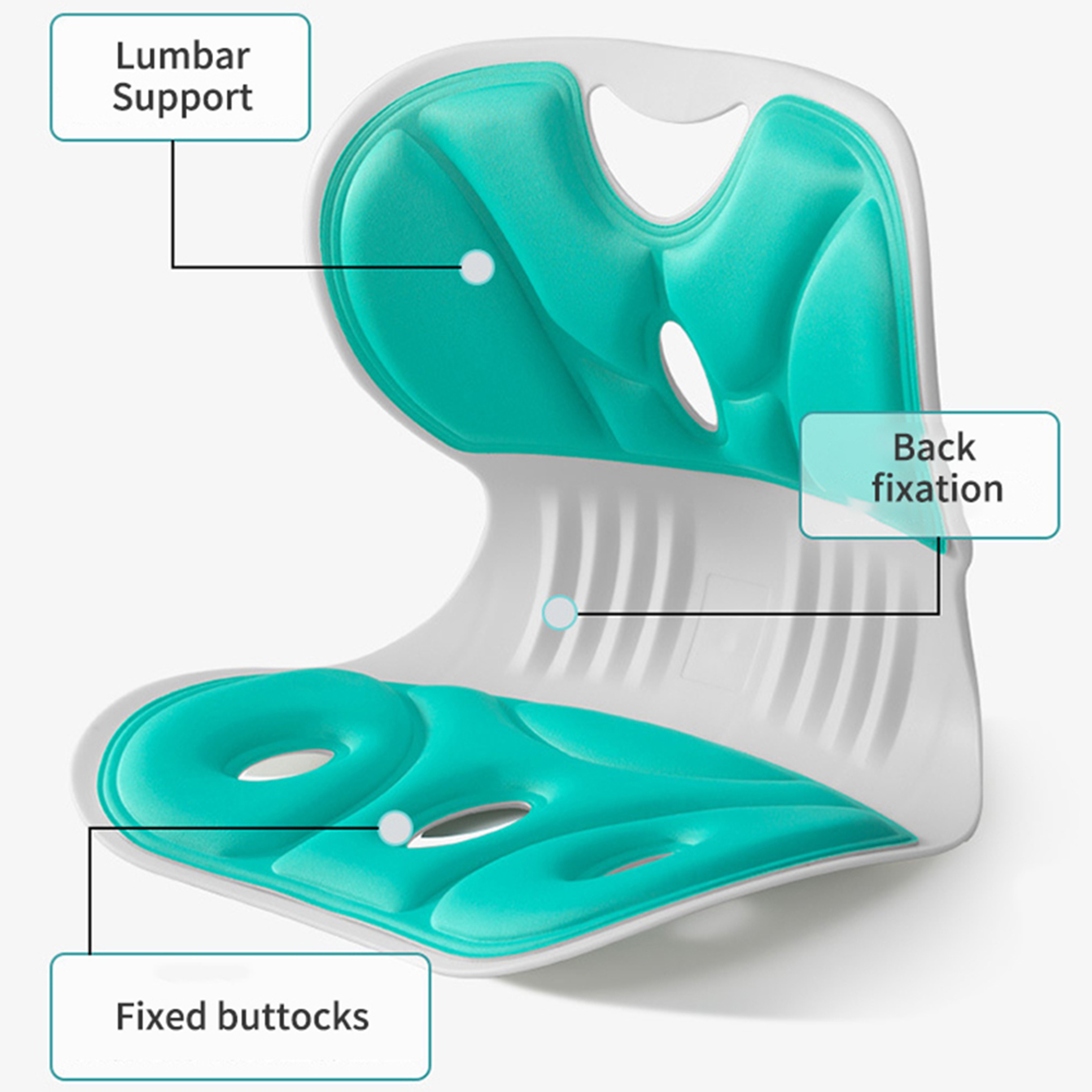 Premium Ergonomic Back & Lumbar Support Cushion for Office Study & Posture Comfort – view 3