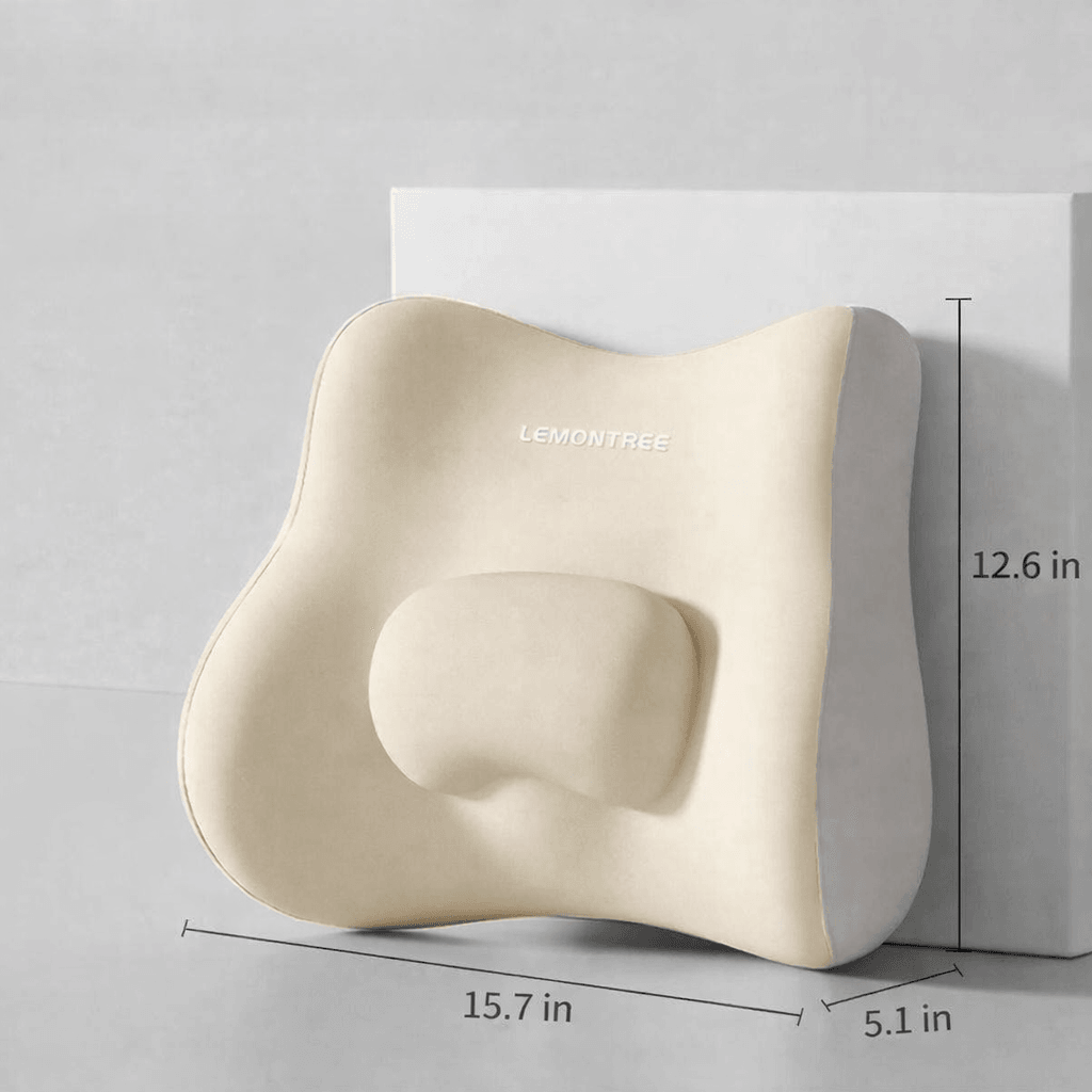 Ergonomic Lumbar Support Pillow Memory Foam Back Cushion For Office Chair Comfort  Posture Relief 8