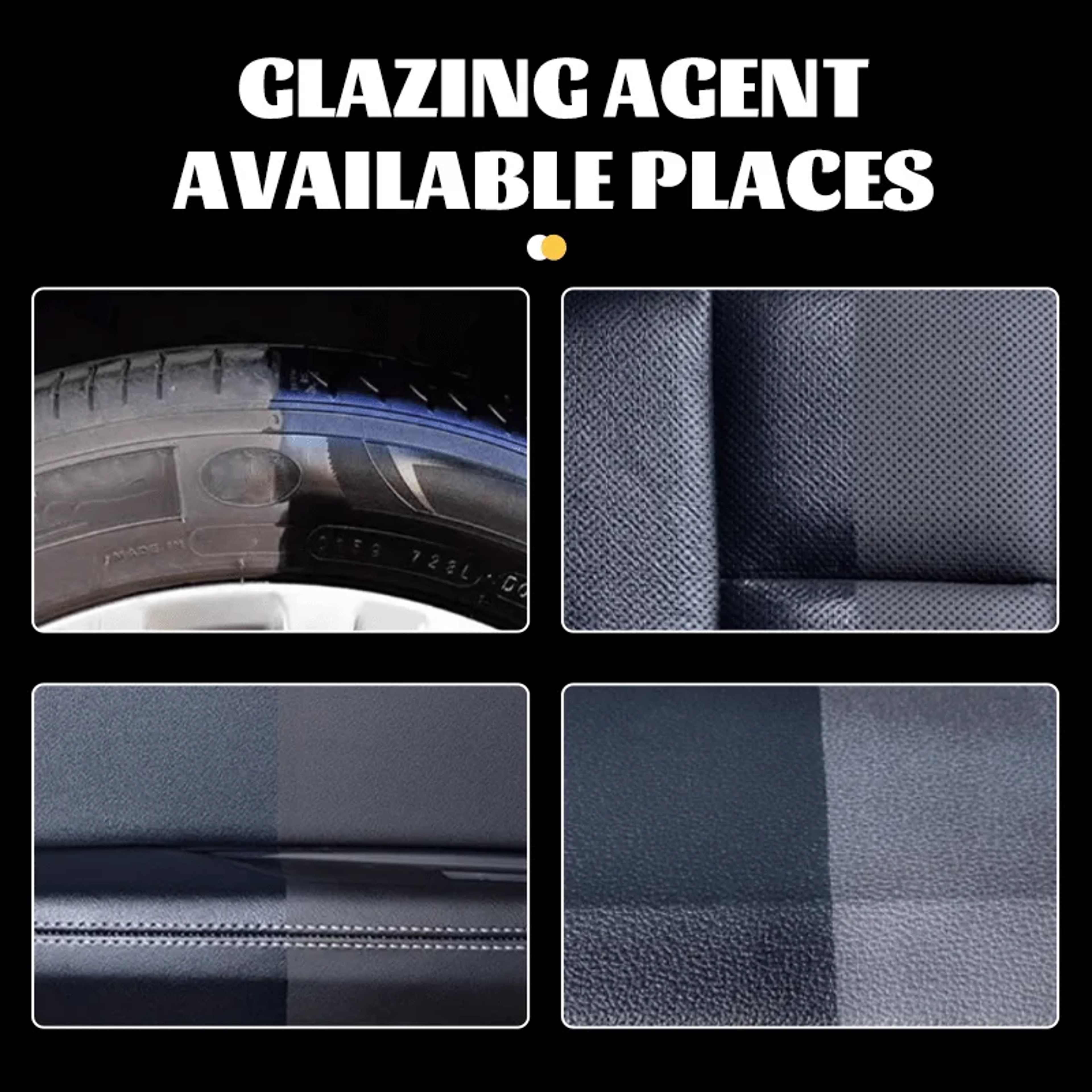Car Tire Polish & Plastic Part Enhancer Durable Maintenance Coating for Tire Luster & Interior Refurbishment – view 5