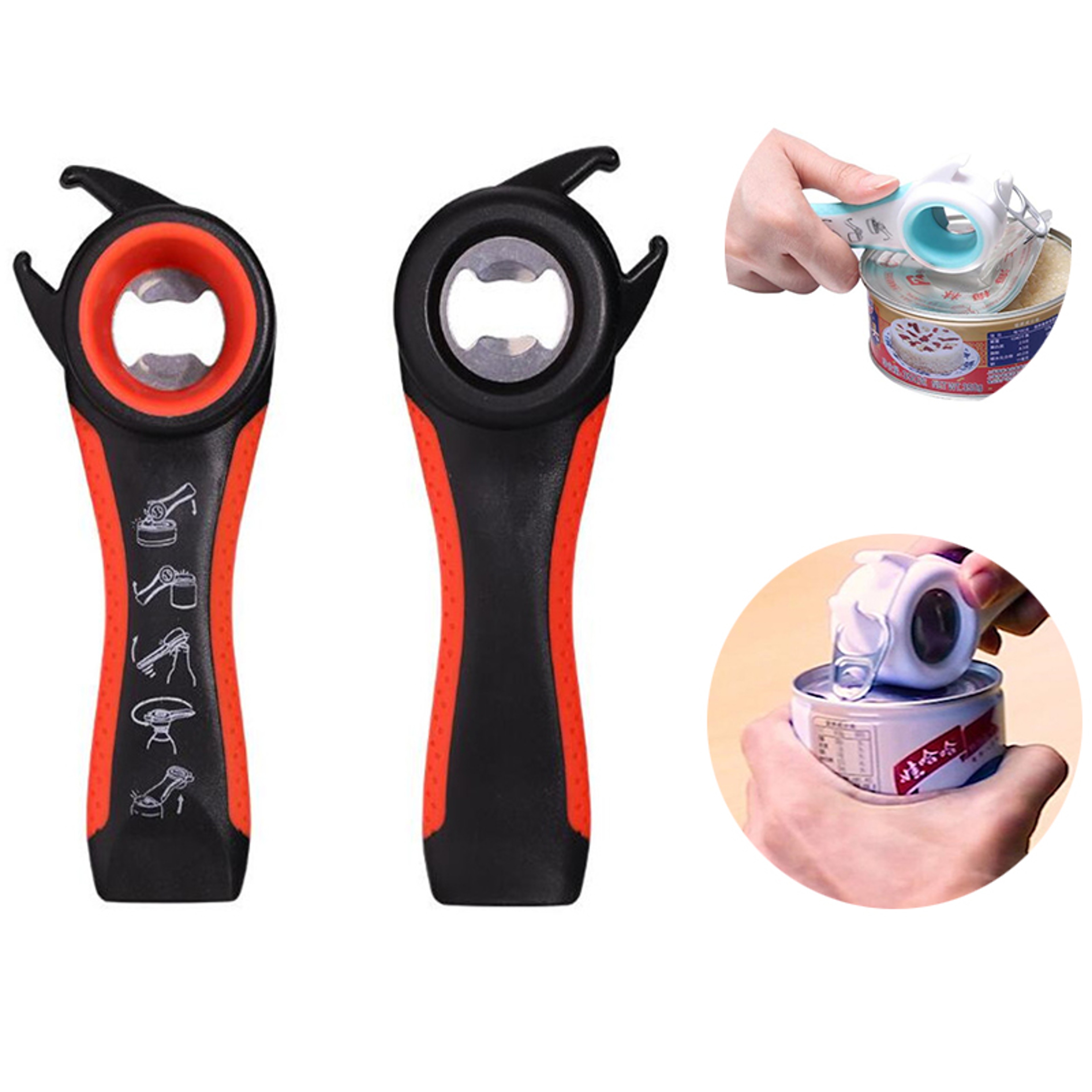 Easy Grip Jar Opener For Weak Hands Multi Function Bottle Opener 0