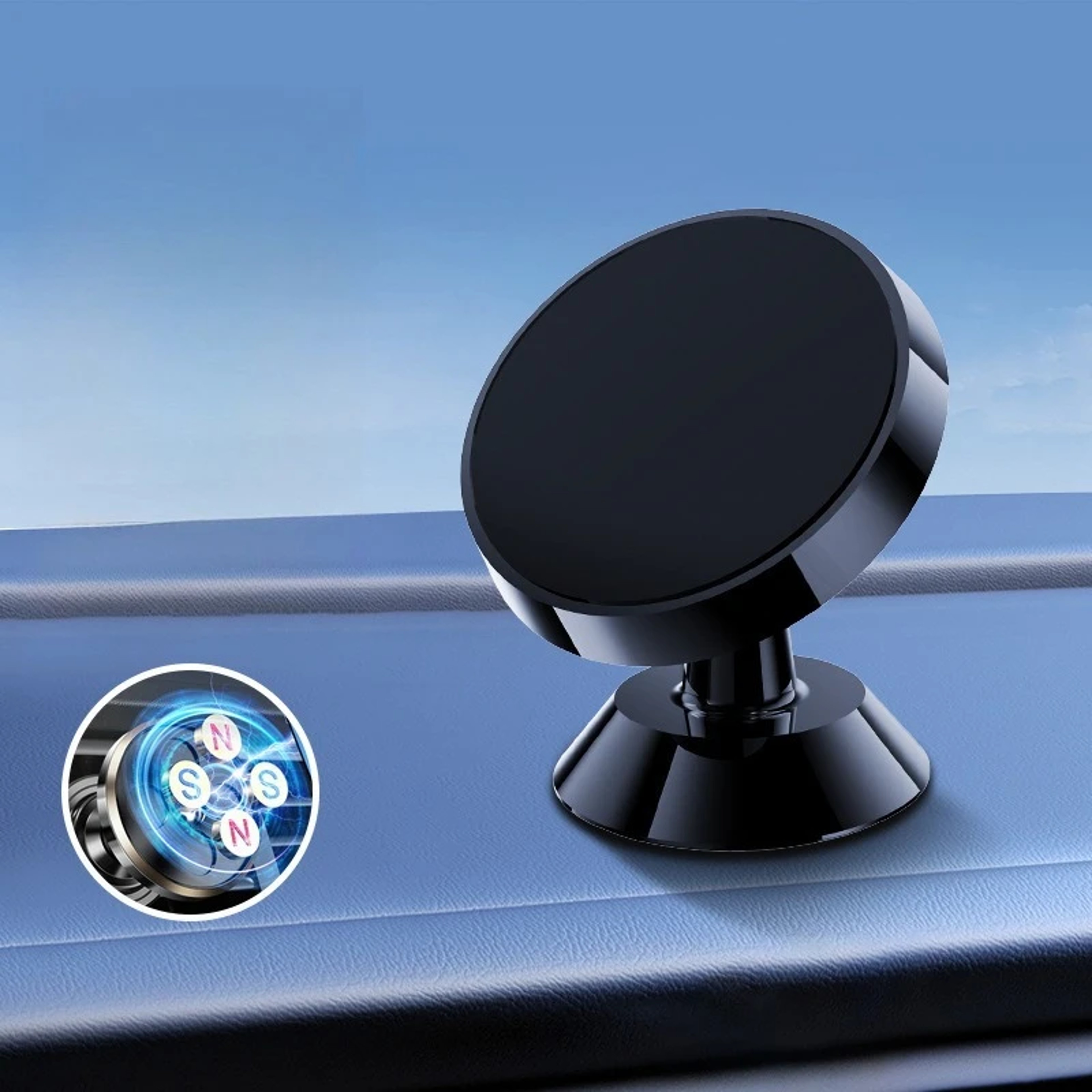 Magnetic Car Phone Mount Rotating Universal Holder – view 7