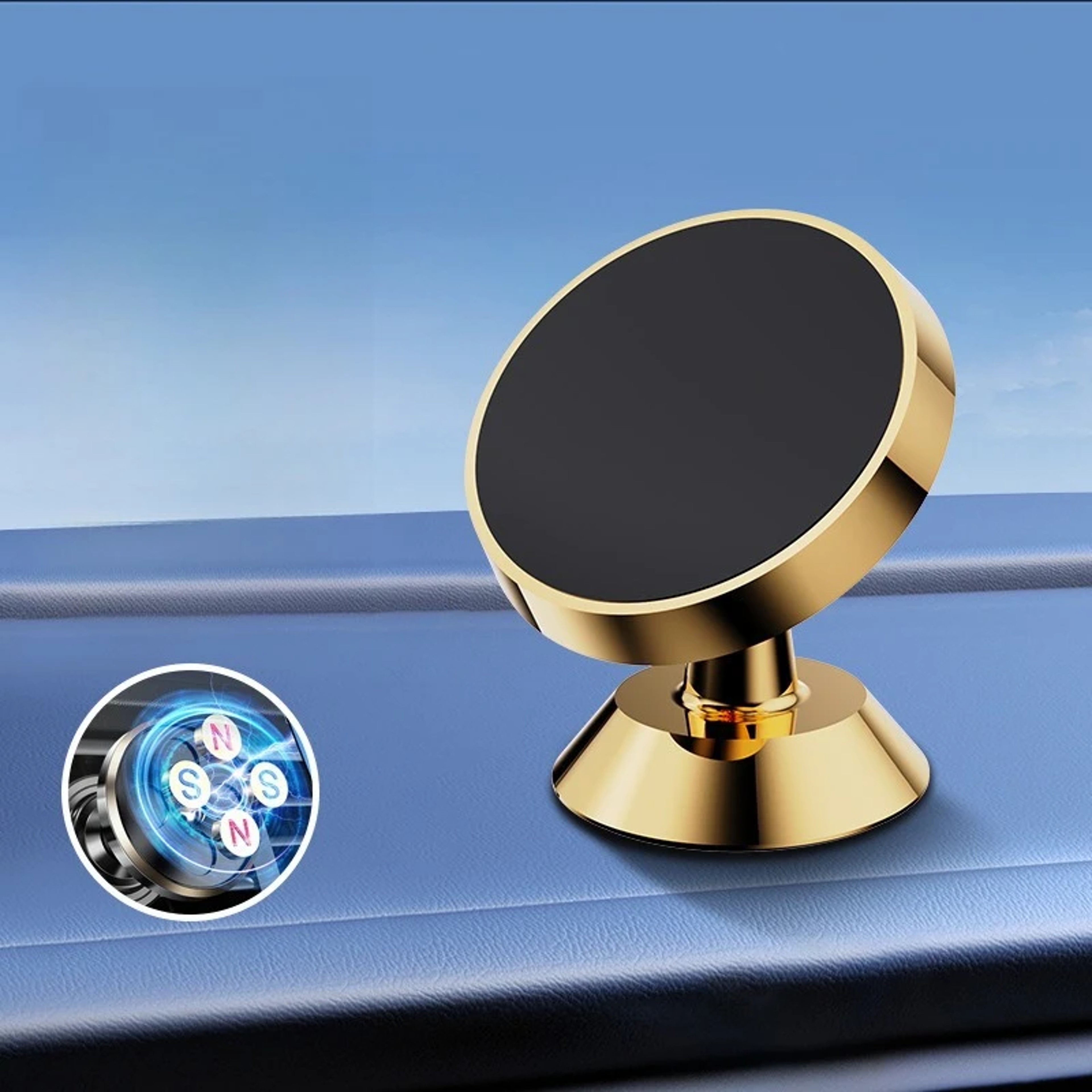 Magnetic Car Phone Mount Rotating Universal Holder – view 9
