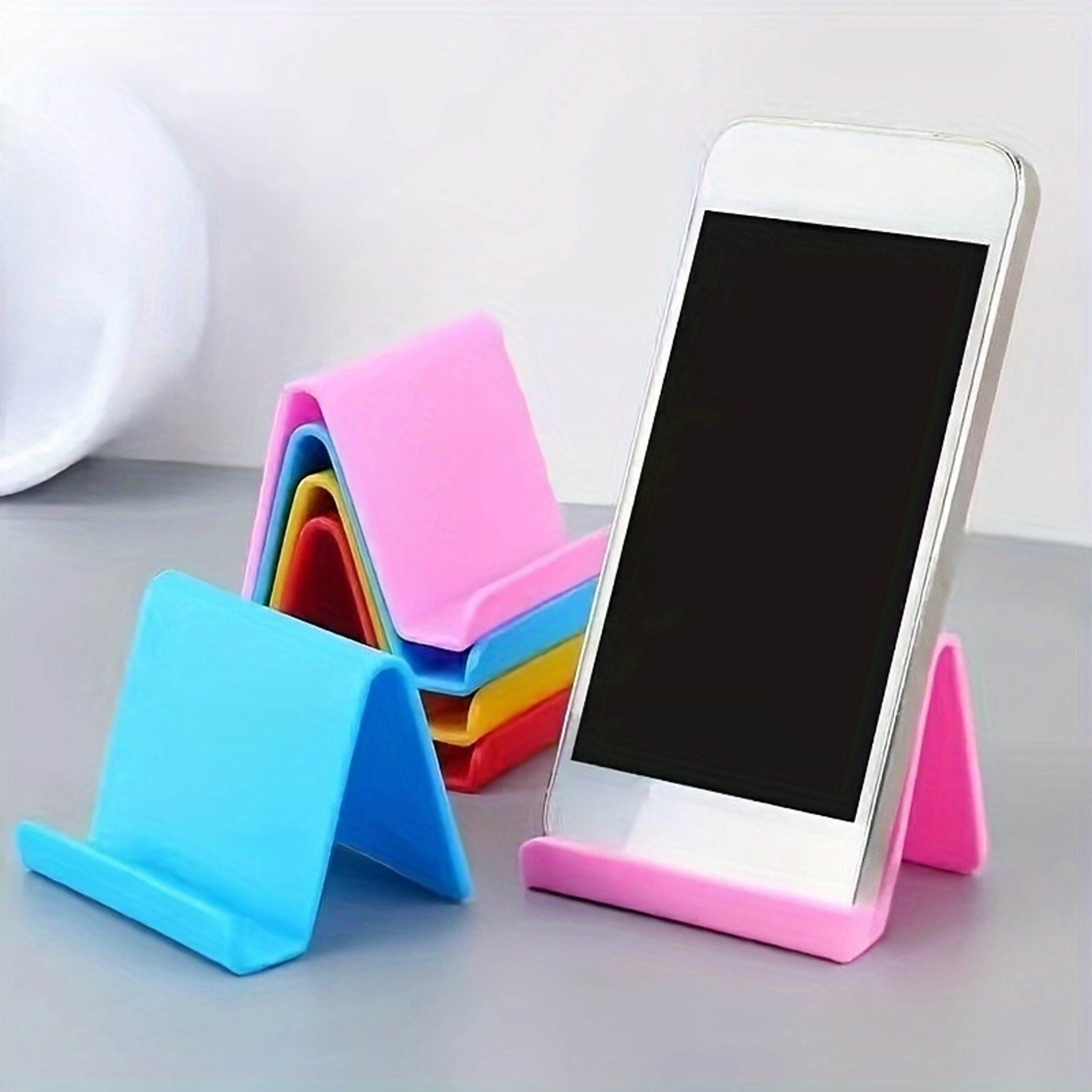 Foldable Phone And Tablet Stand For Desk Portable Adjustable Holder 0