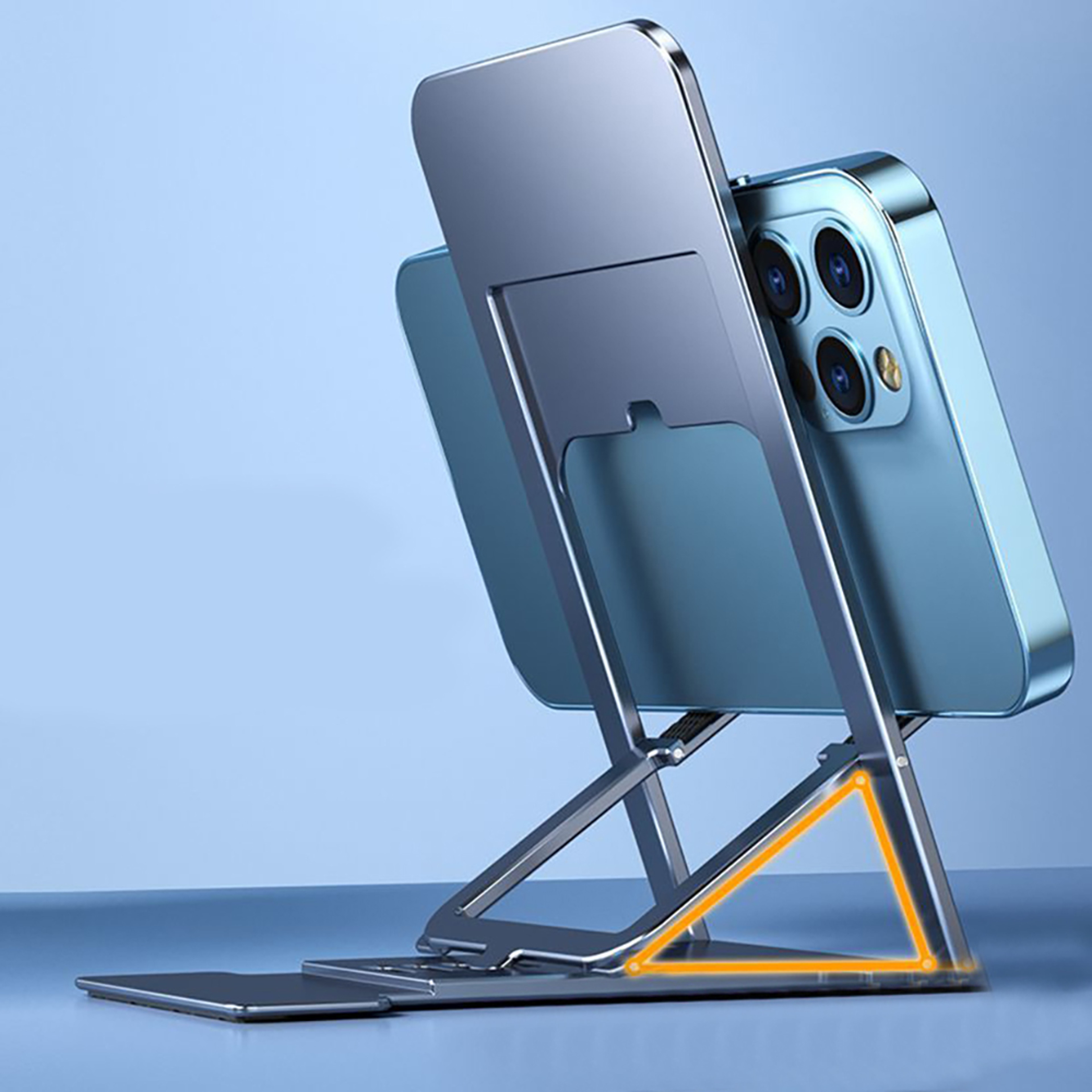 Foldable Phone Stand for Desk Adjustable Tablet and Mobile Holder – view 6