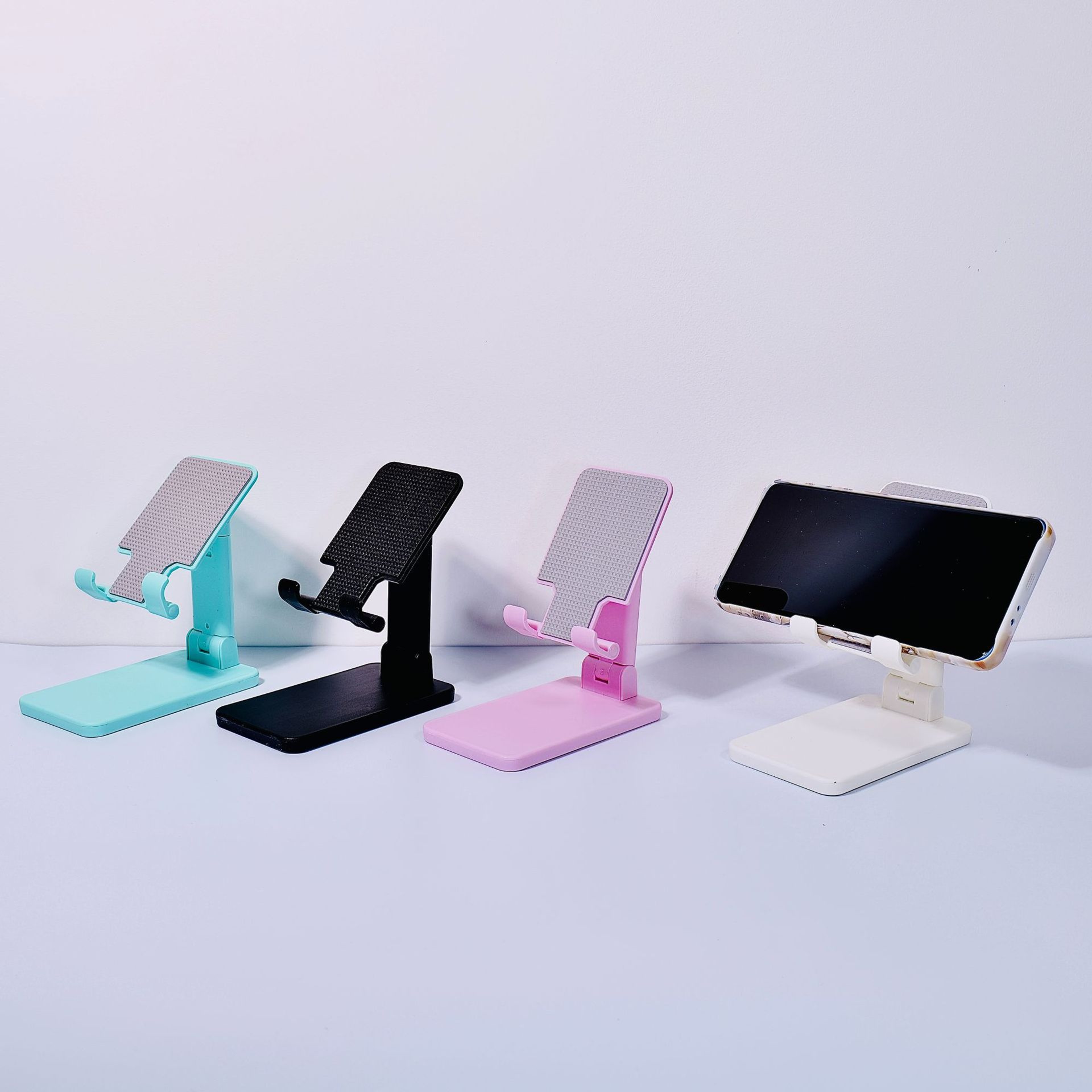 FlexView Adjustable Tablet Stand for Desk and Bed Foldable Phone Holder – view 5