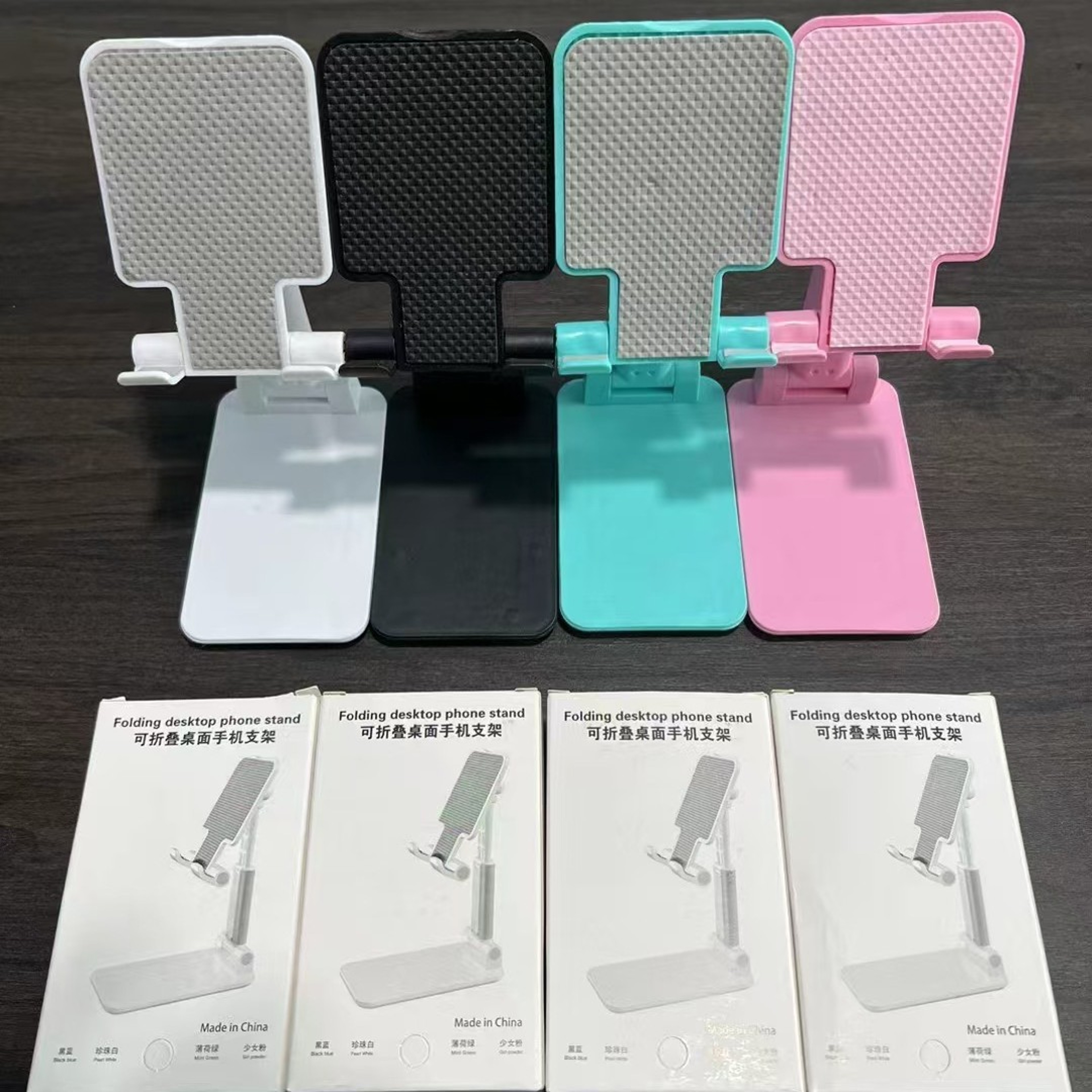 FlexView Adjustable Tablet Stand for Desk and Bed Foldable Phone Holder – view 6