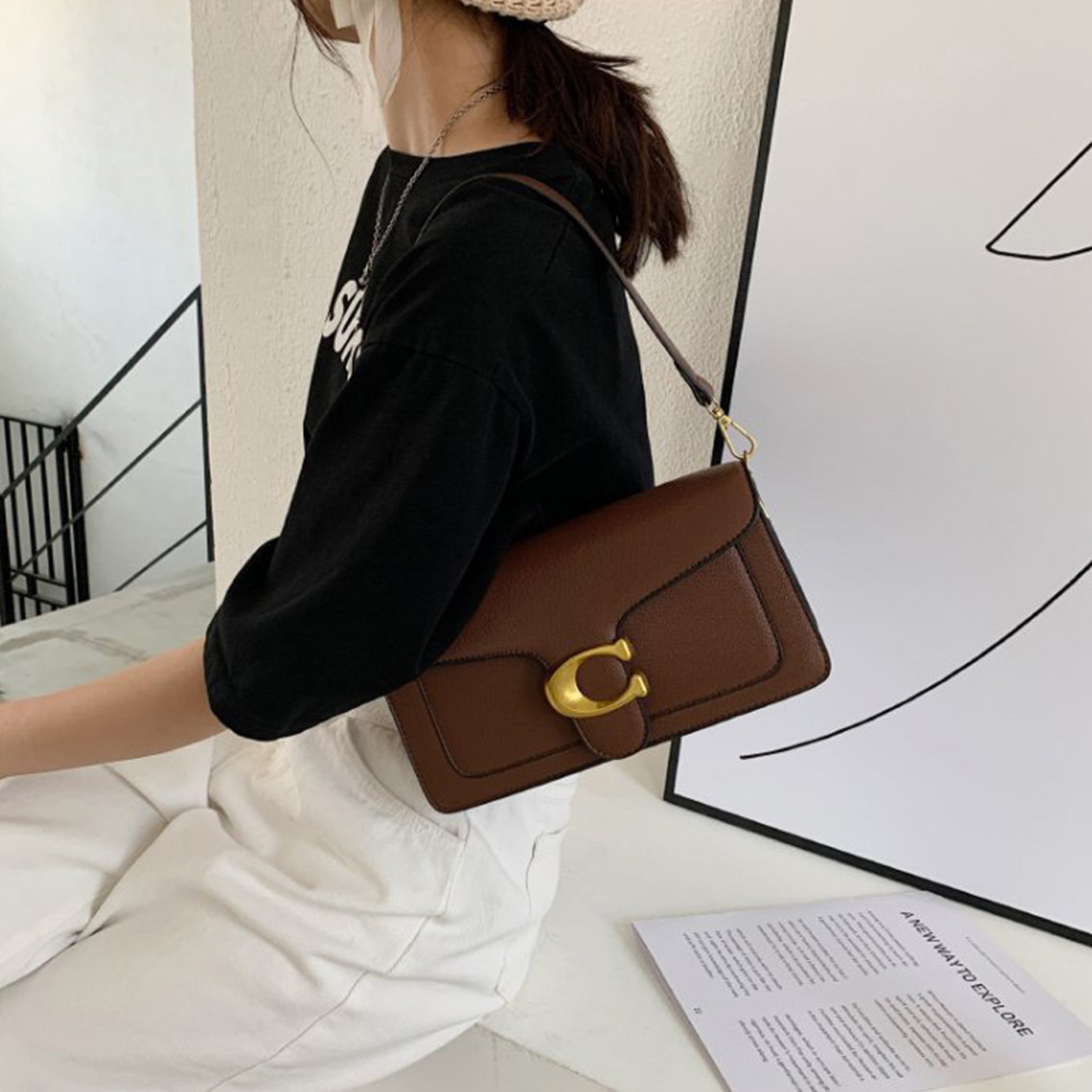 Luxe Mini Underarm Shoulder Bag with Dual Straps for Women – view 5