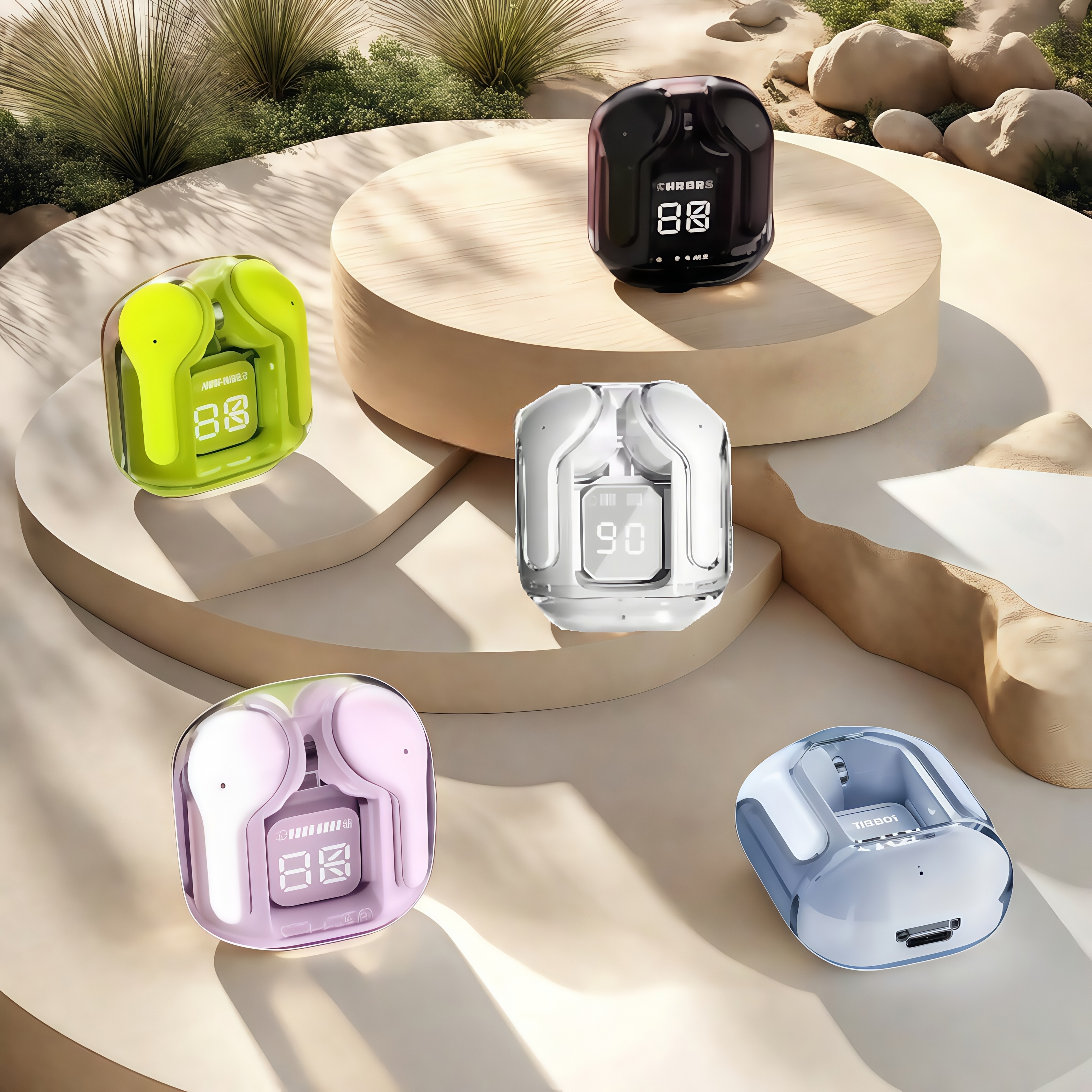 Wireless Earbuds with Smart LED Display & Hi-Fi Stereo Sound – view 3