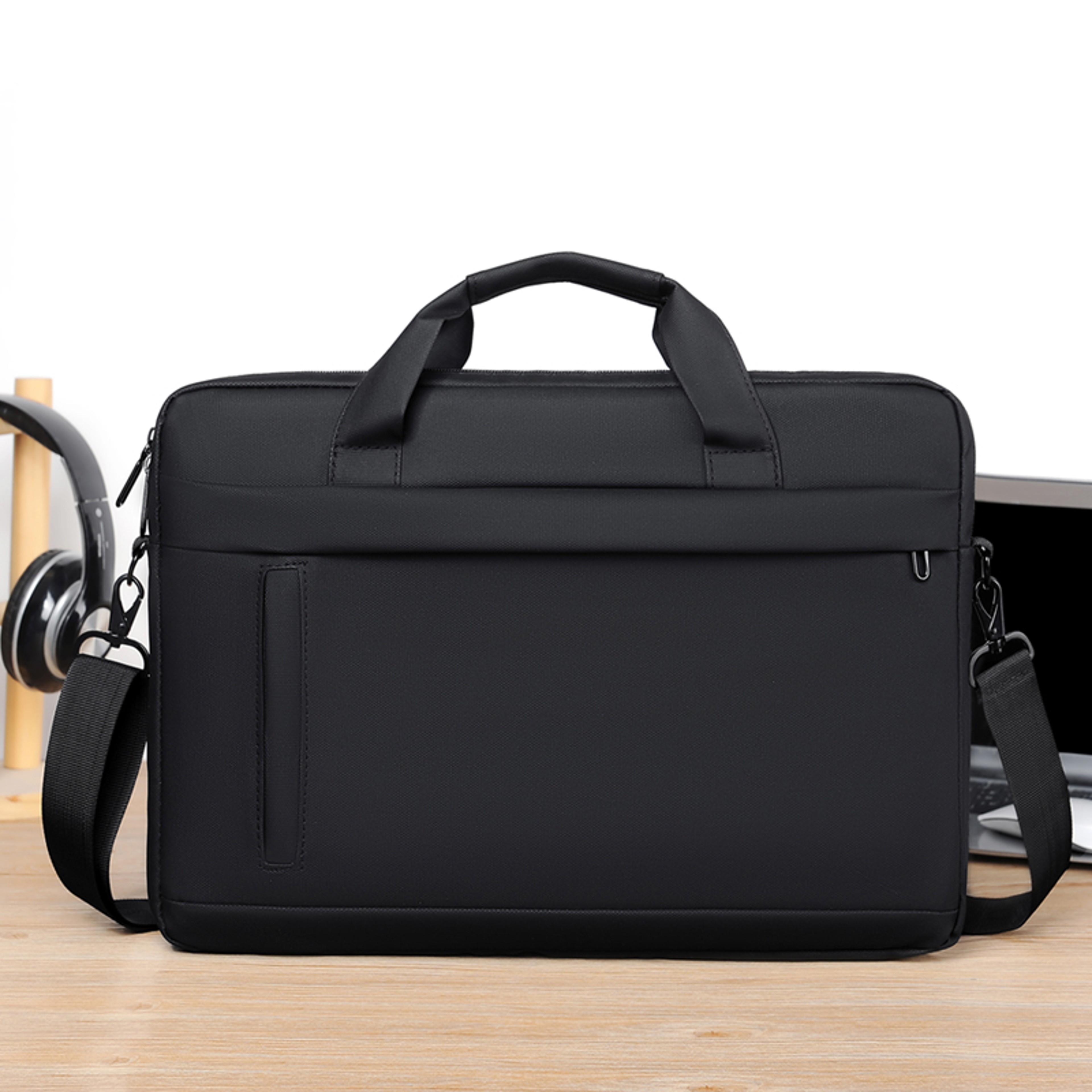 Mens Minimalist Briefcase Stylish Business Messenger Bag With Large Capacity Office Tote For Profes 1