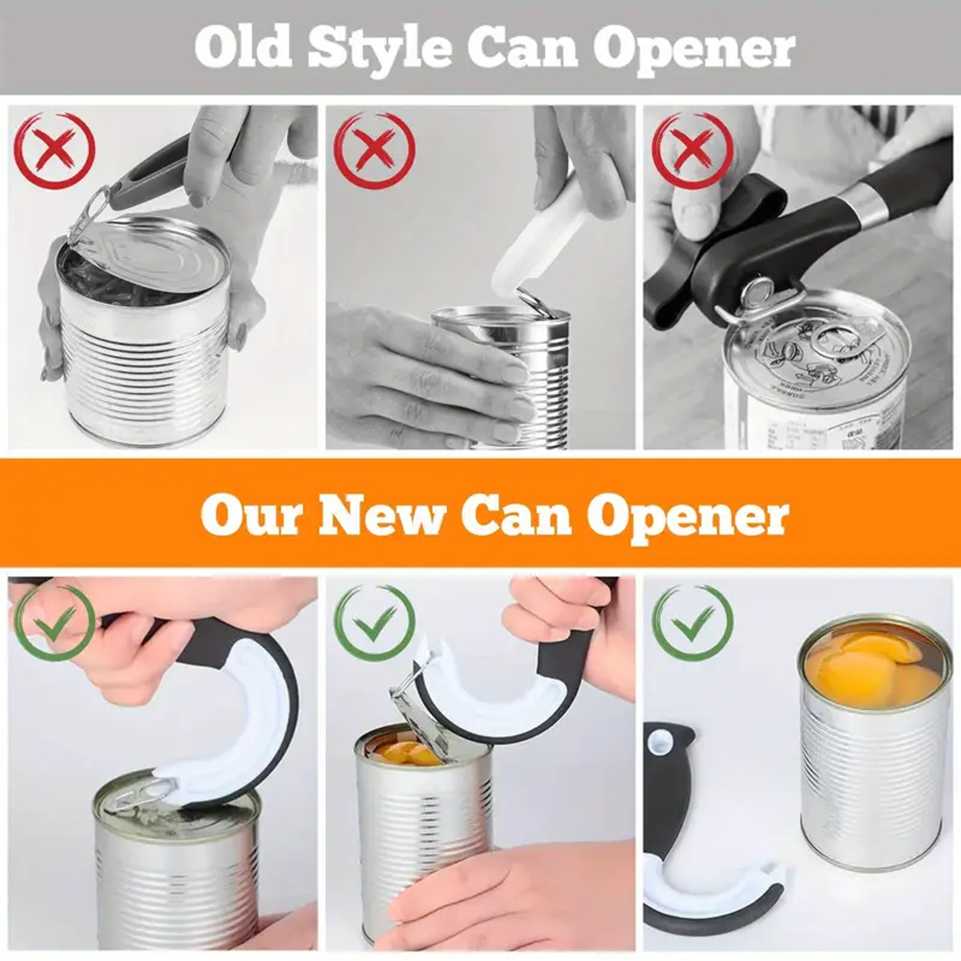 Portable Non Slip Jar Opener Easy Grip Multifunctional Can  Lid Opener For Effortless Use 3