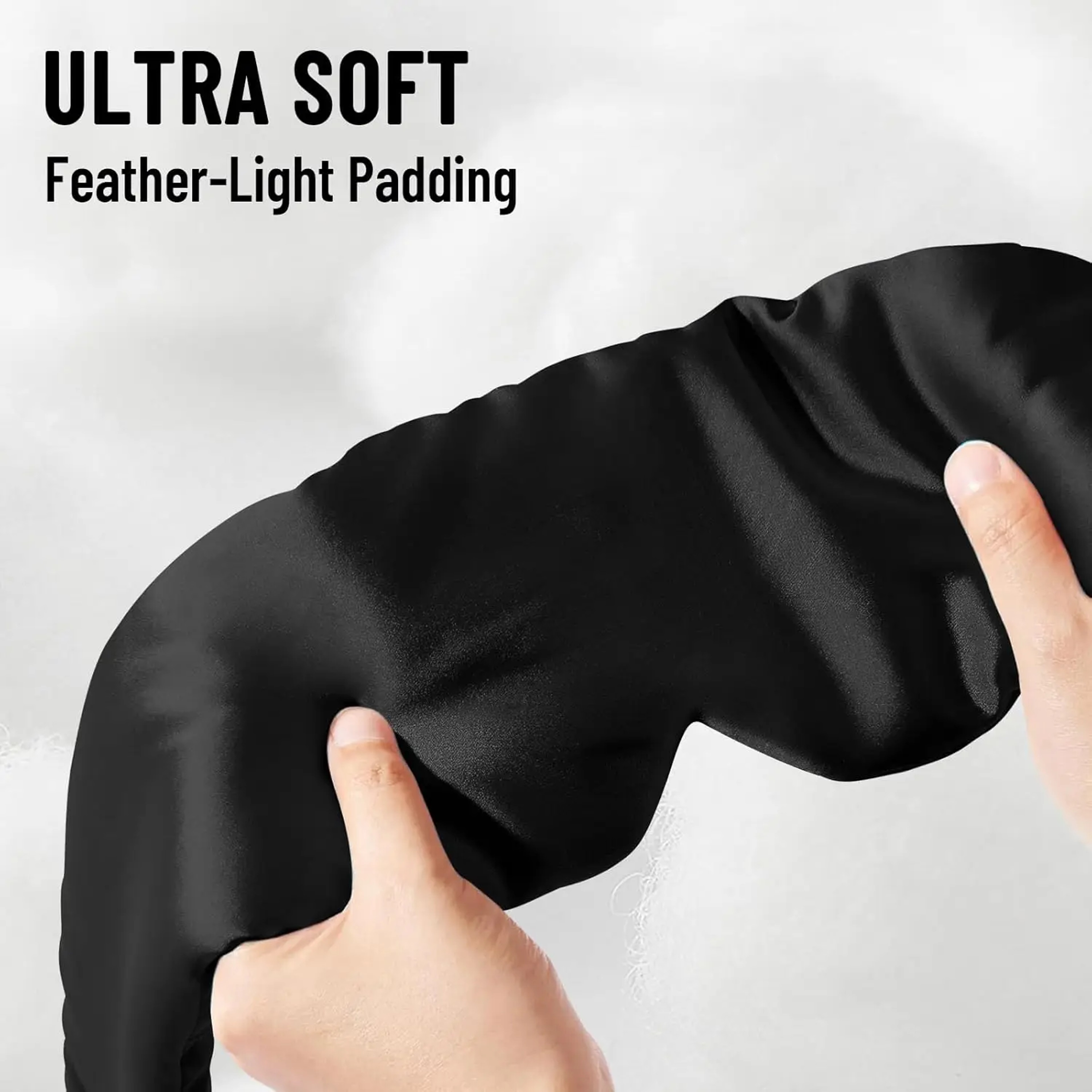 Silk Sleep Mask Large Comfortable Eye Cover For Sleeping Pressure Free  Complete Blackout For Women 2